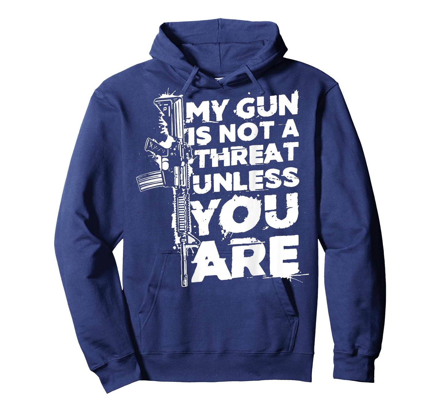 My Gun is Not A Threat Unless You are (on Back) T-Shirt