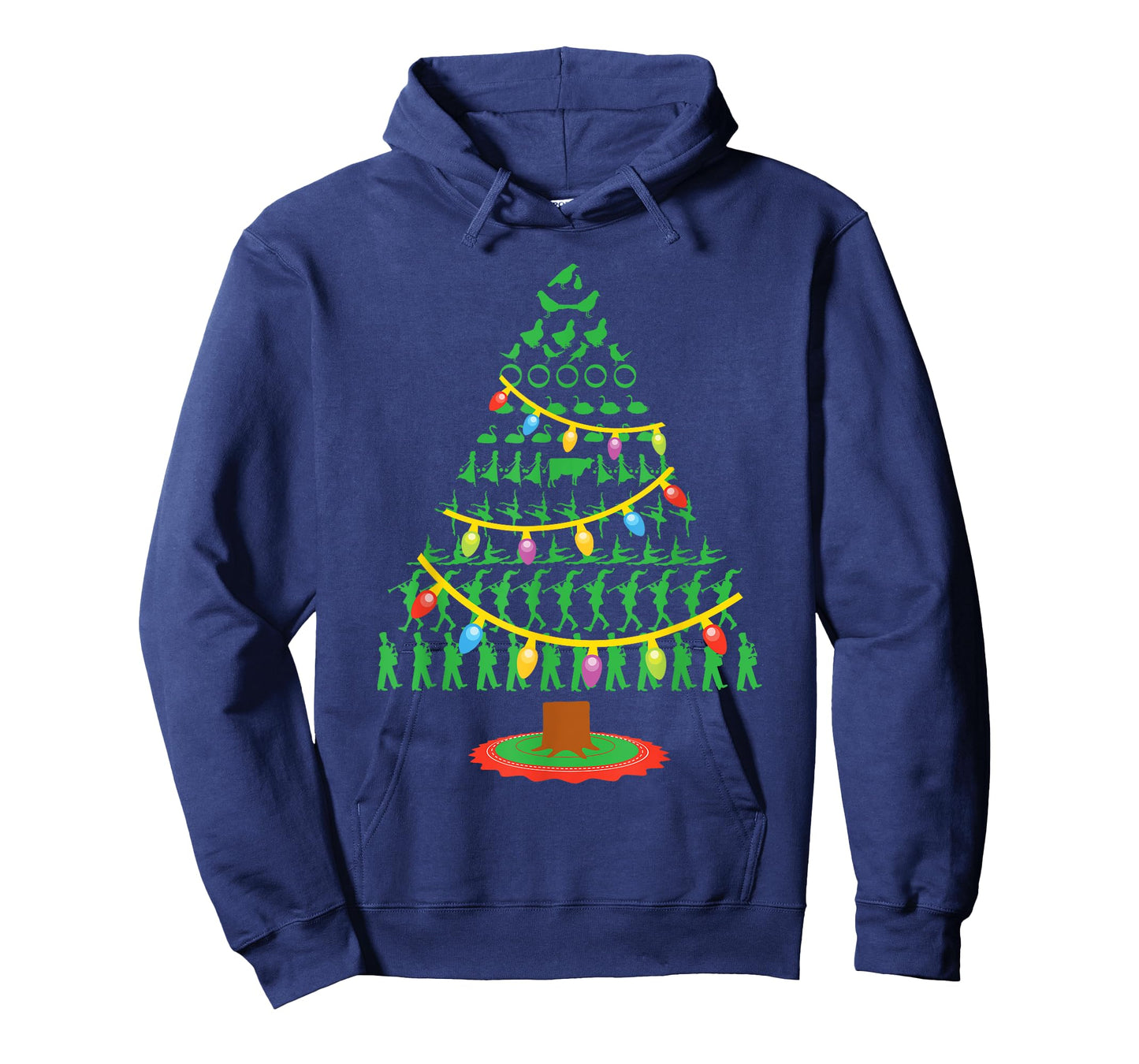 Twelve Days of Christmas Tree T Shirt T-Shirt