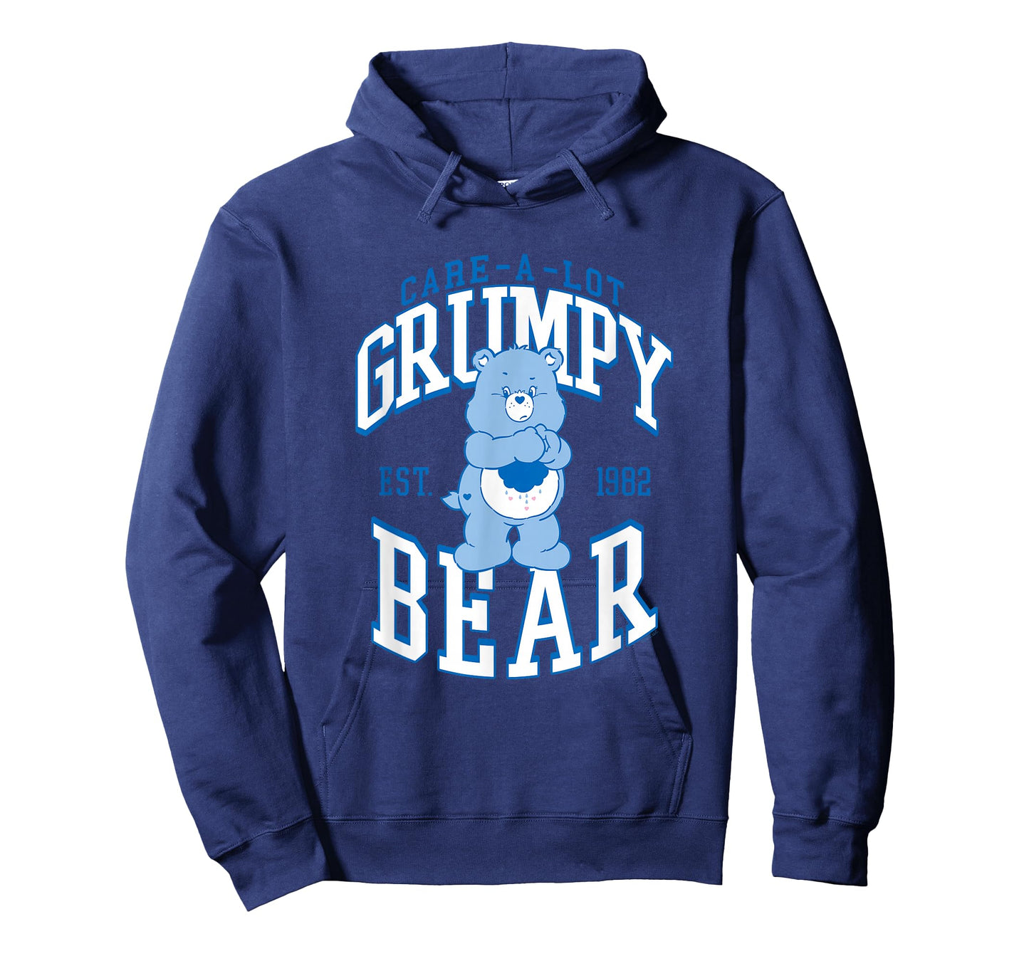 Care Bears Grumpy Bear 1982 Collegiate Letters Cartoon T-Shirt