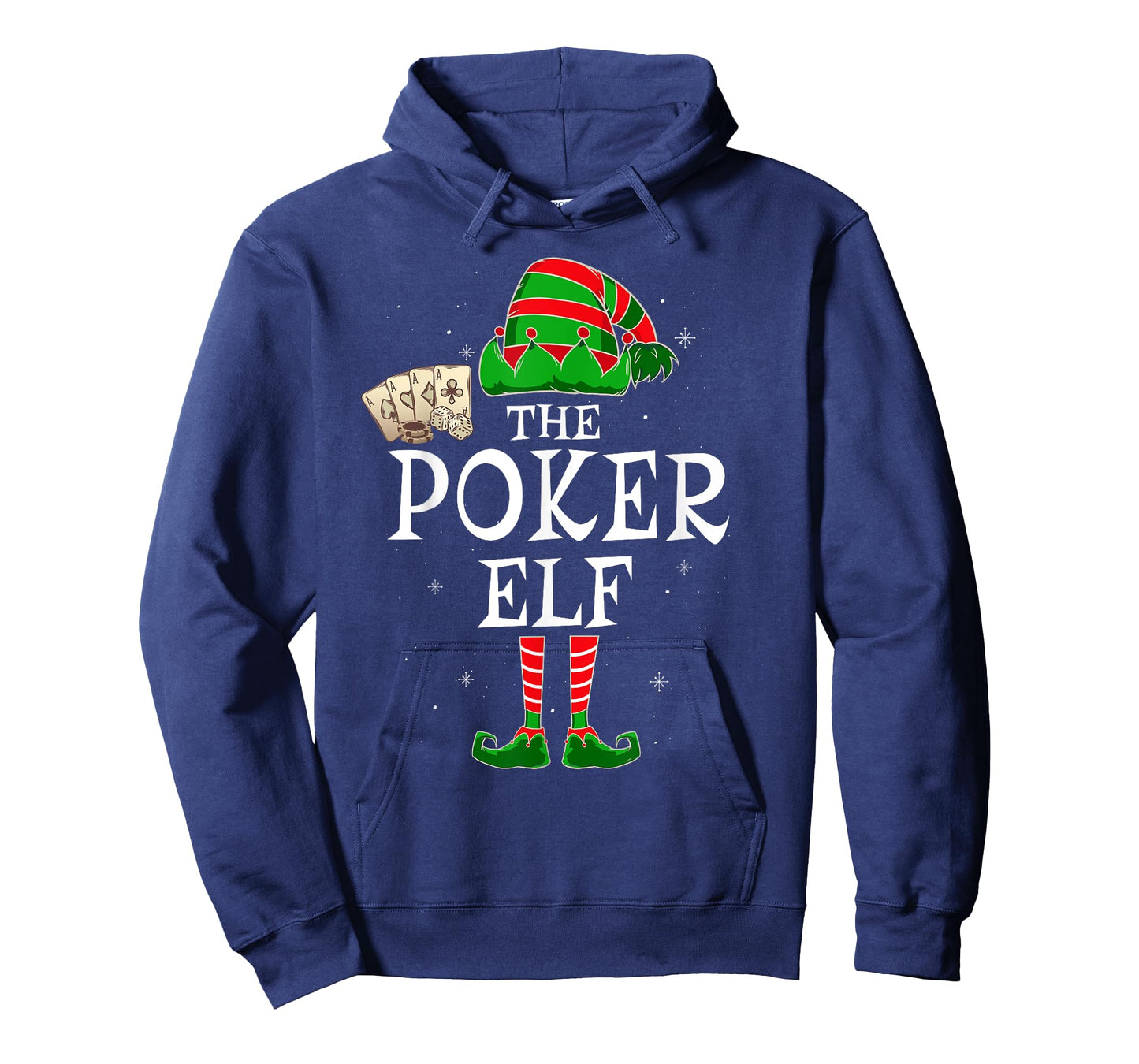 The Poker Elf Group Matching Family Christmas Player Funny T-Shirt