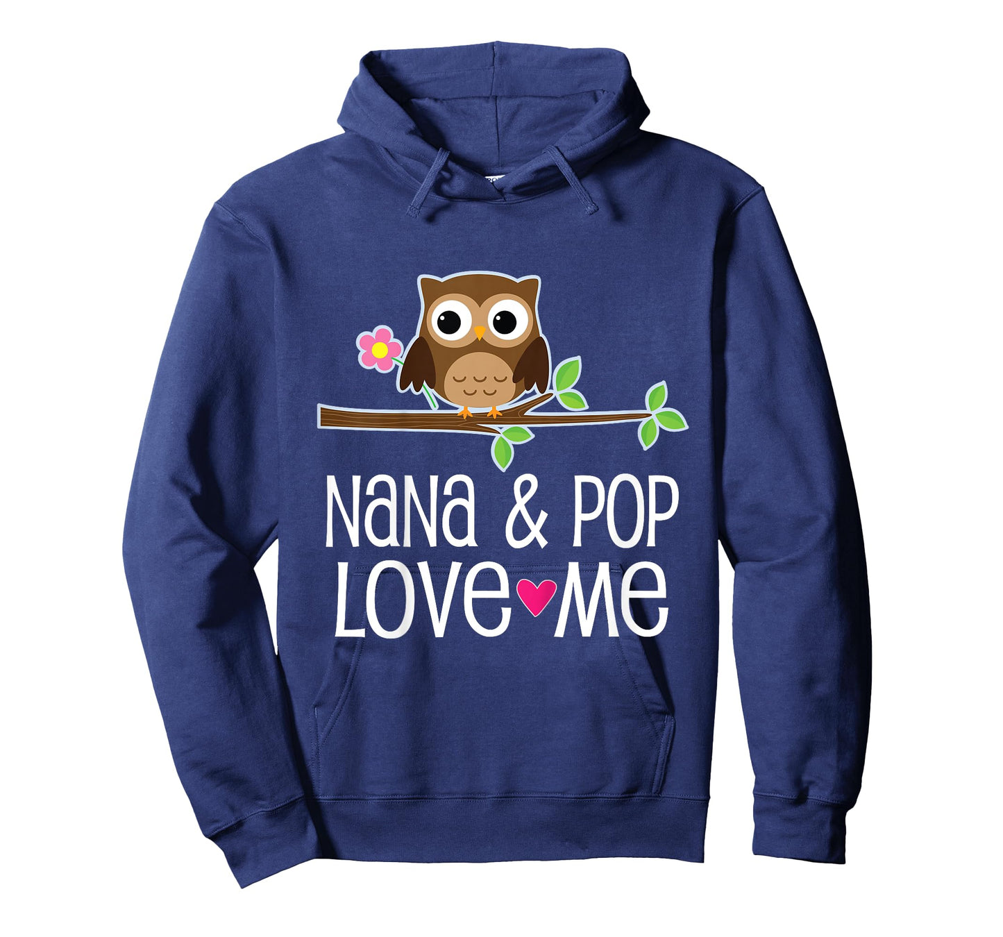 Kids Nana and Pop Love Me Granddaughter Owl T-Shirt
