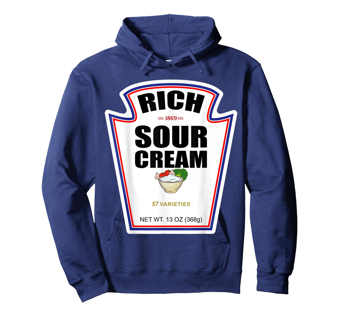 Halloween Matching Costume Rich Sour Cream Bottle Label T-Shirt
