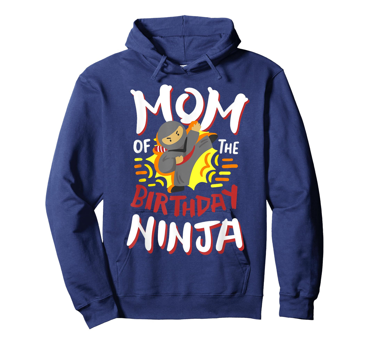 Mom Of The Birthday Ninja Karate Kids Bday Party Family T-Shirt