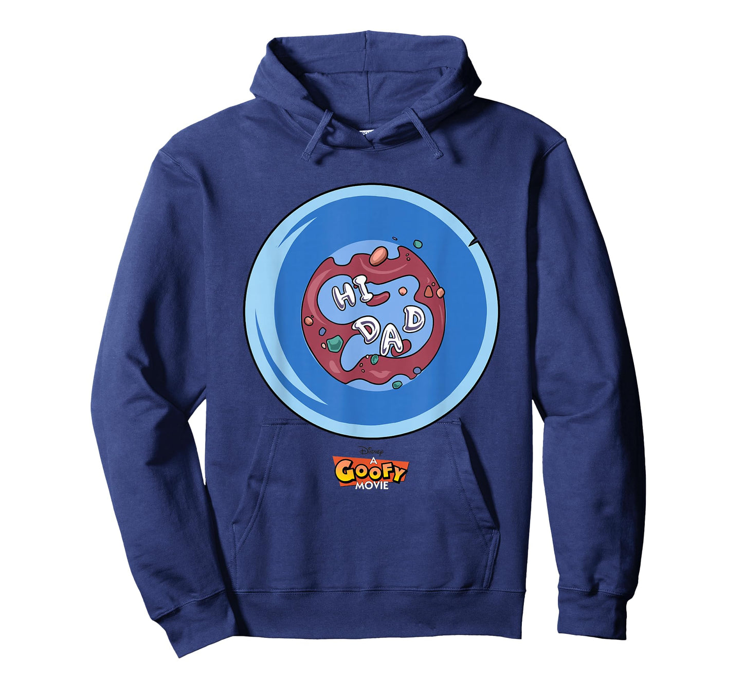 Disney A Goofy Movie Father's Day Hi Dad Big Chest Poster T-Shirt