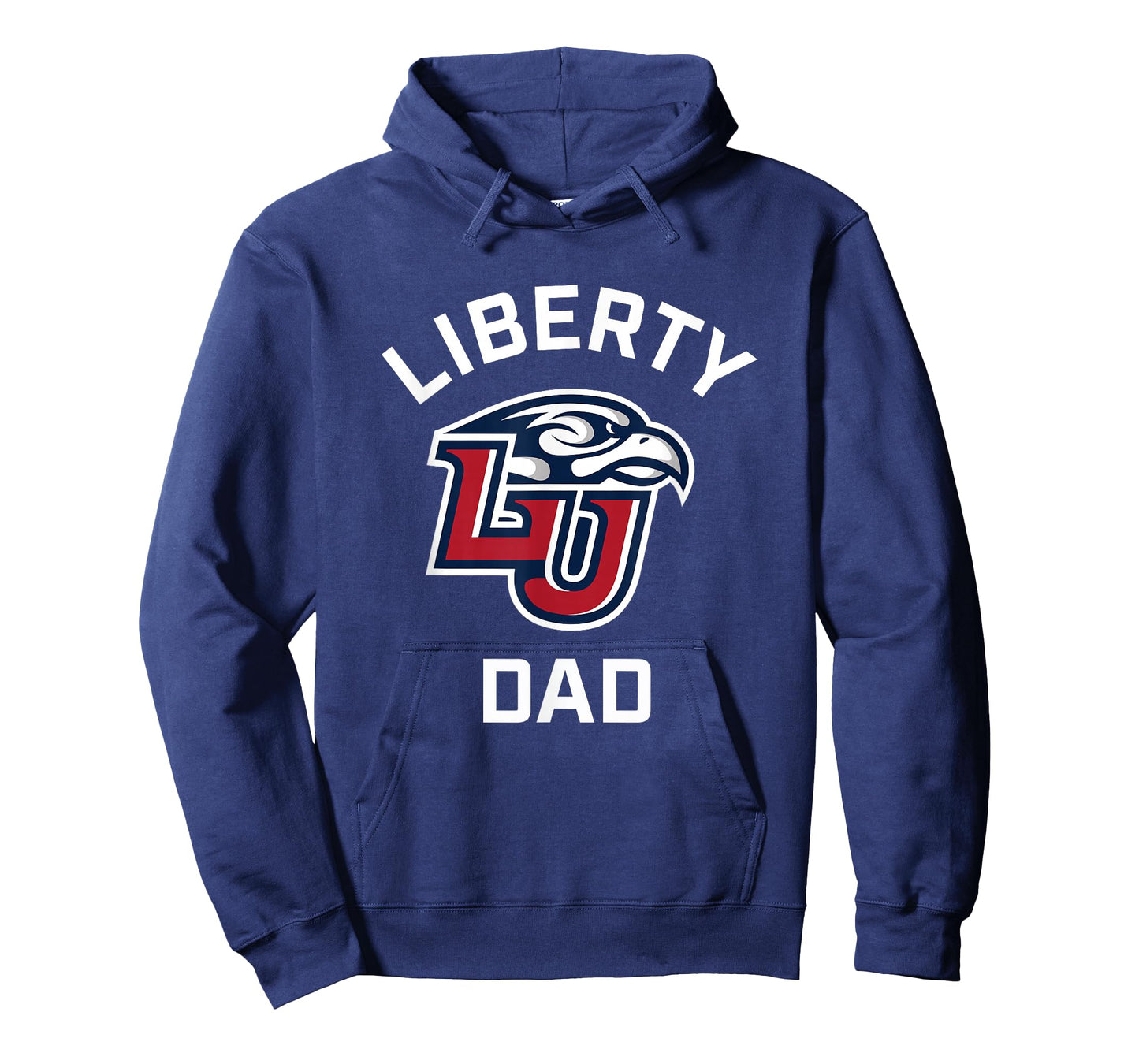 Liberty University Flames Arched Dad T-Shirt