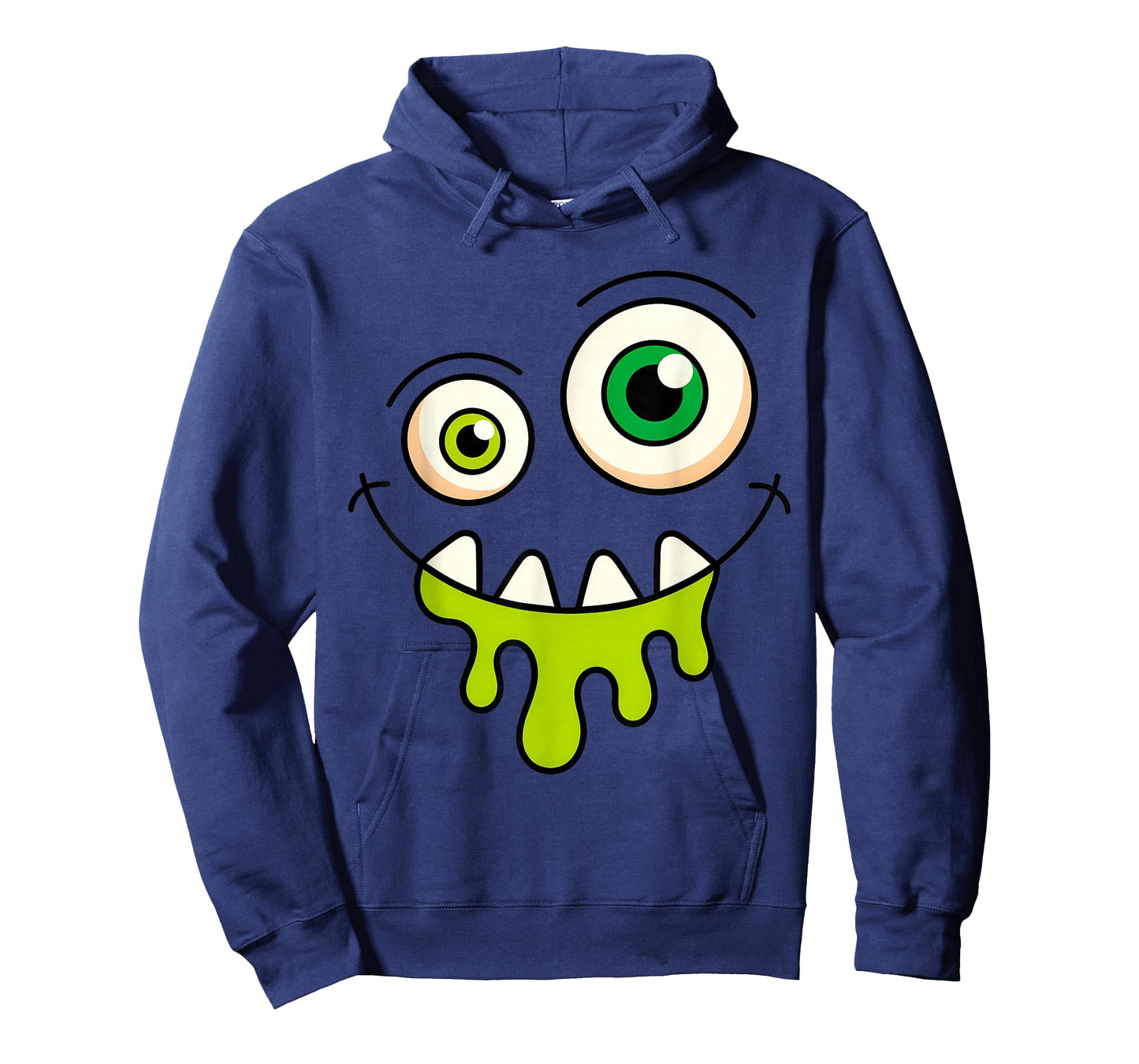 Cute Monster Face Easy Halloween Group Costume T-Shirt