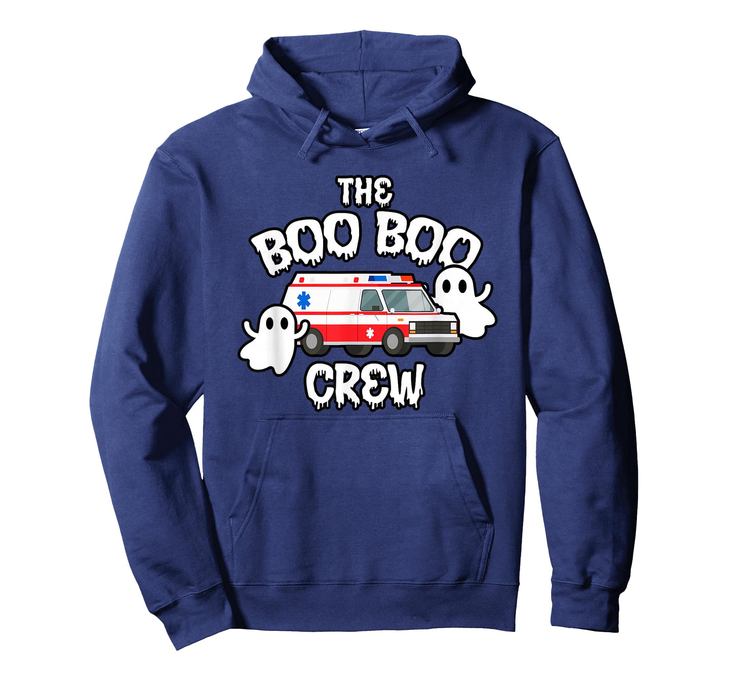 EMT Paramedic EMS Boo Boo Crew Ambulance Ghost Halloween T-Shirt