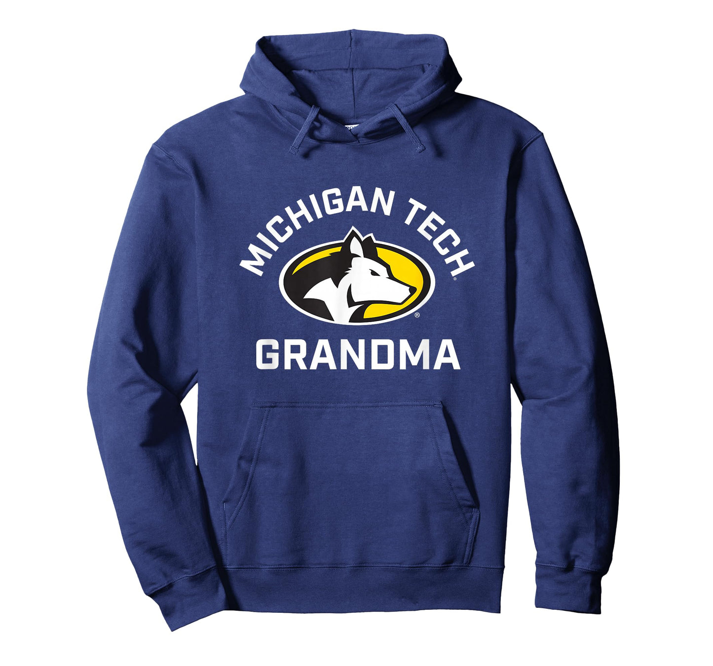 Michigan Tech Huskies Arched Grandma T-Shirt