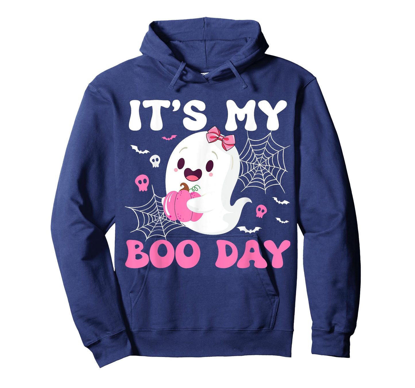 Cute ghost Pink bow Its my boo day Halloween T-Shirt