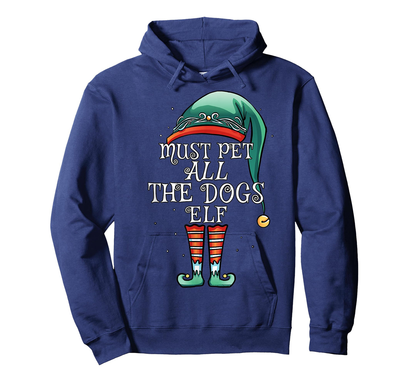 The Must Pet ALL the Dogs Elf Matching Family Christmas T-Shirt