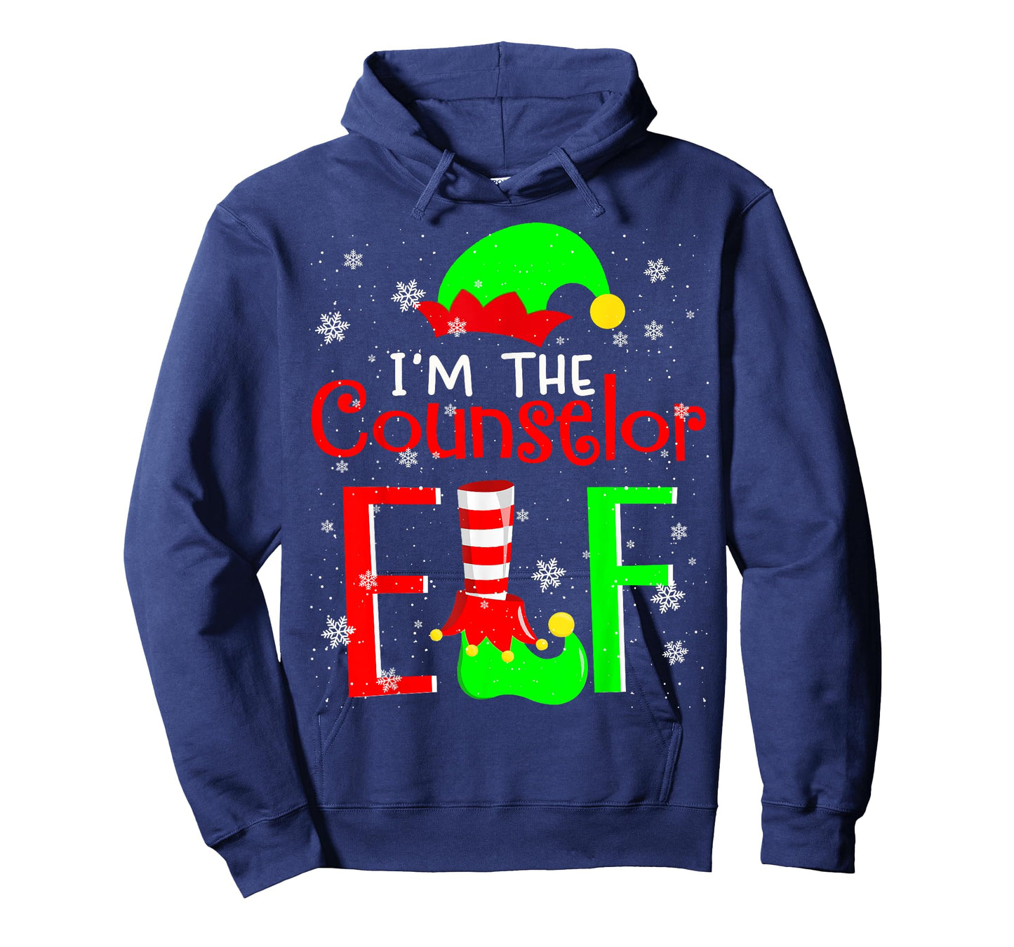 I'm The Counselor ELF Funny Christmas Elf Matching Family T-Shirt