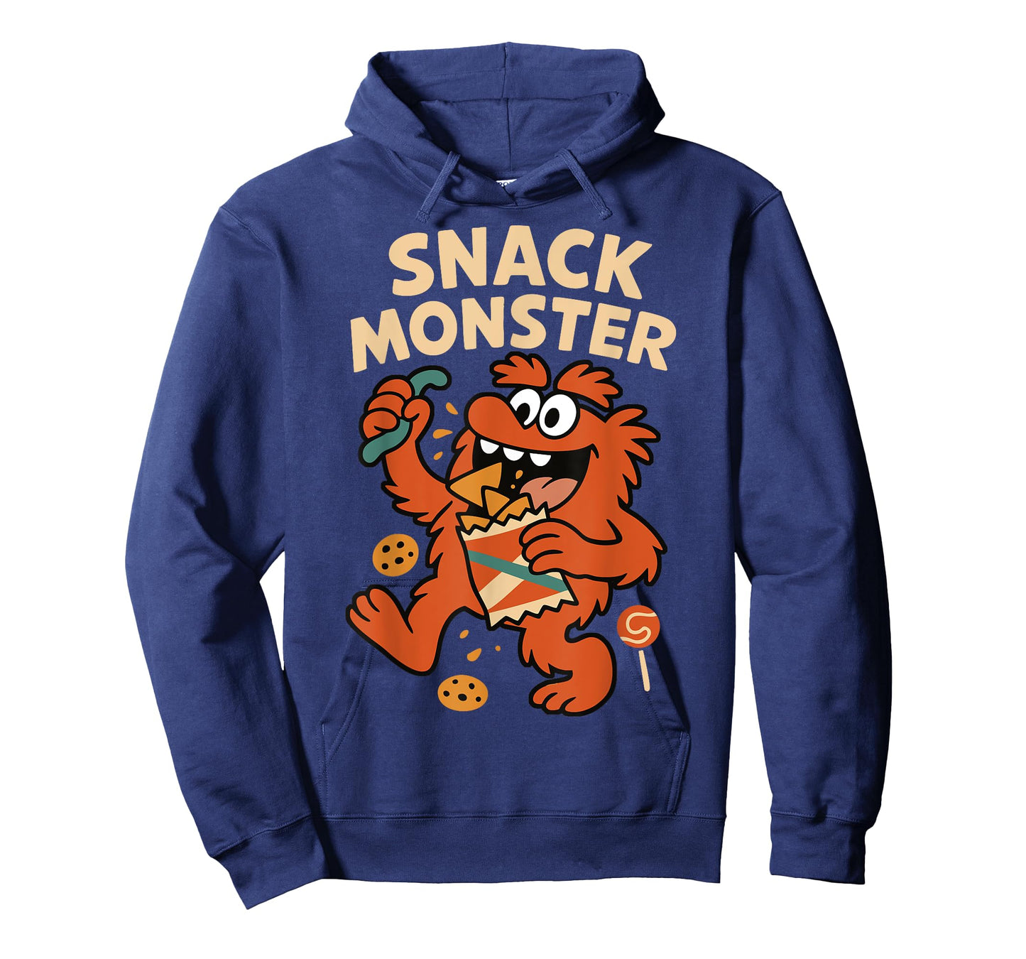 Snack Monster Funny Kids Snack Food Cartoon for Boys Girls T-Shirt
