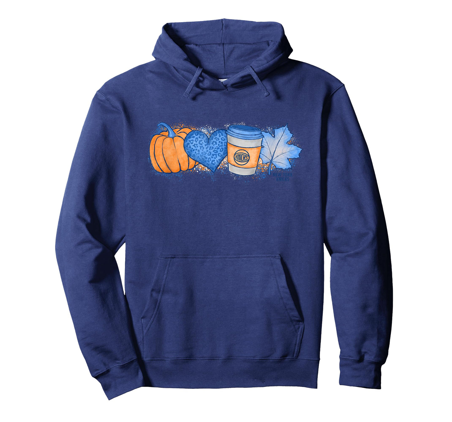 NBA New York Knicks Cozy Fall Painted Banner T-Shirt