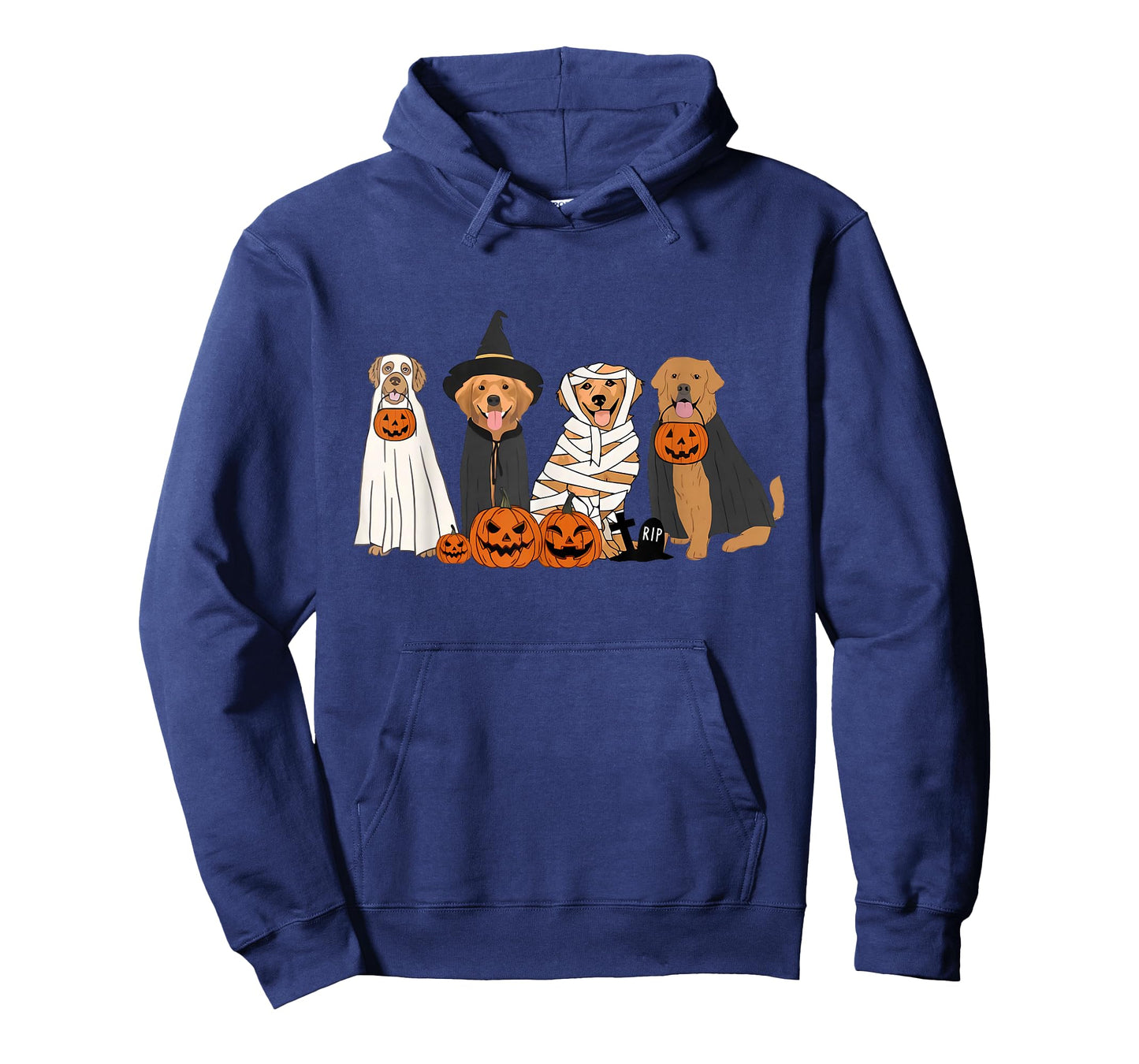 Funny Golden Retriever Dog Ghost In Boo Sheet Halloween T-Shirt