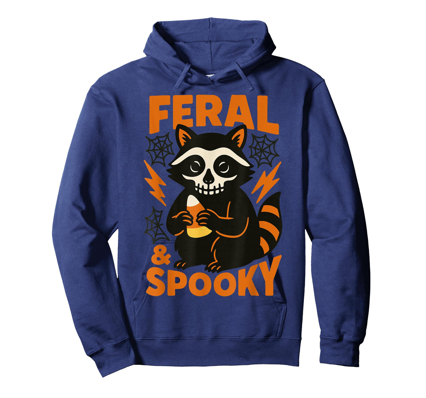 Feral And Spooky Halloween Raccoon Skull Trick Or Treat T-Shirt