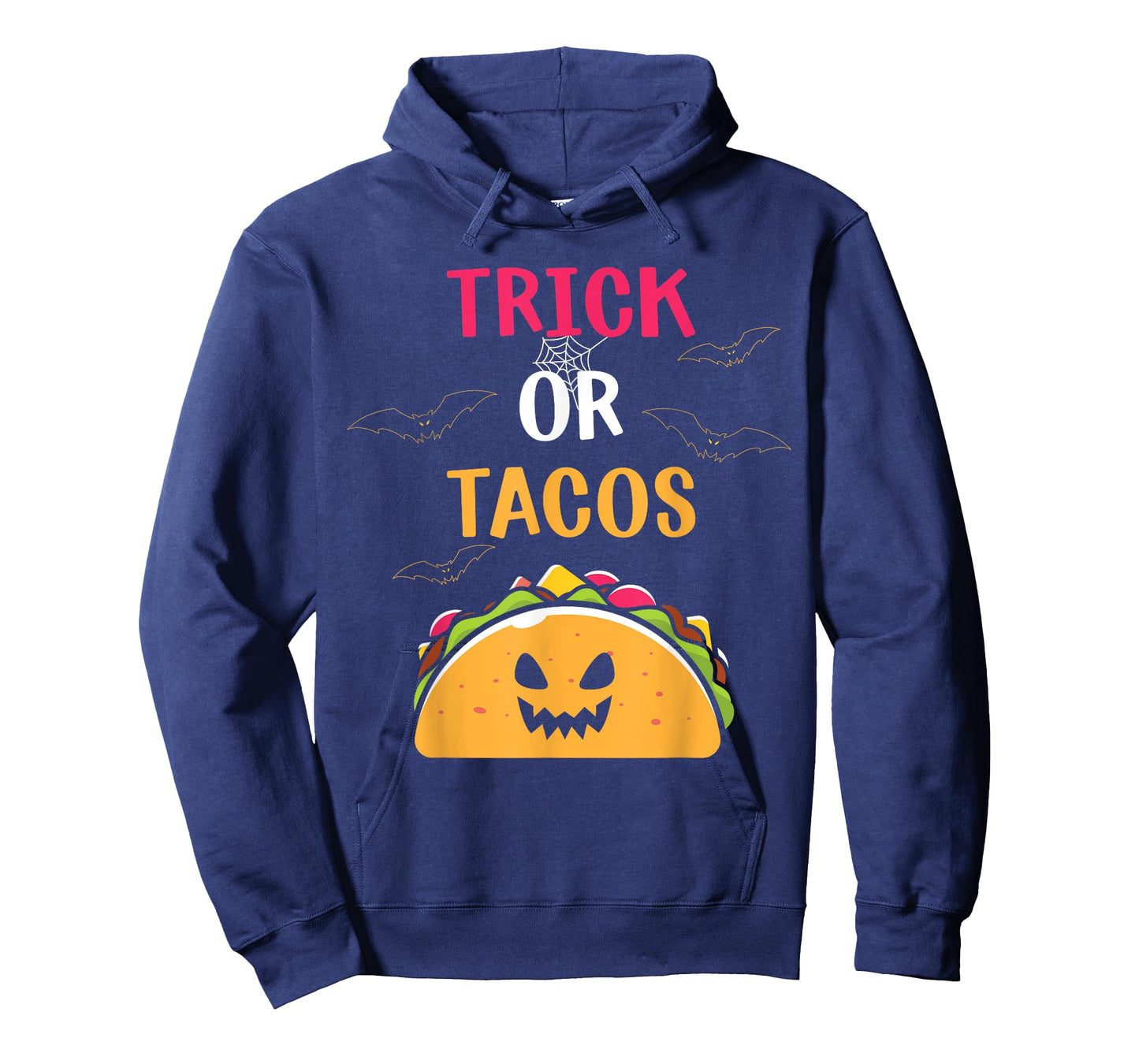 Trick or Tacos funny Halloween Mexican Food Men Women Kids T-Shirt