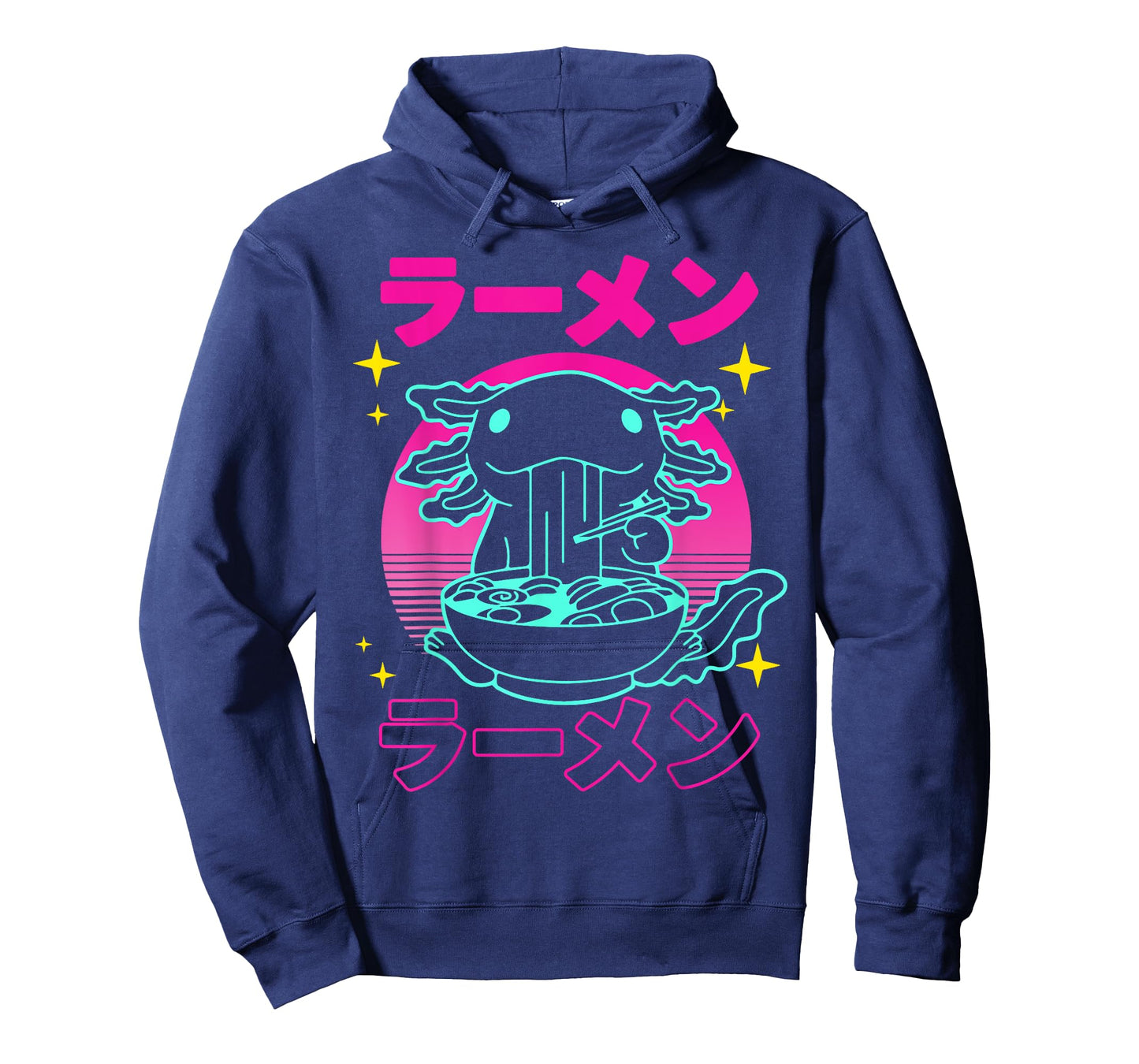 Kawaii Axolotl Ramen Japanese Funny Axolotl Anime Boys Teens T-Shirt