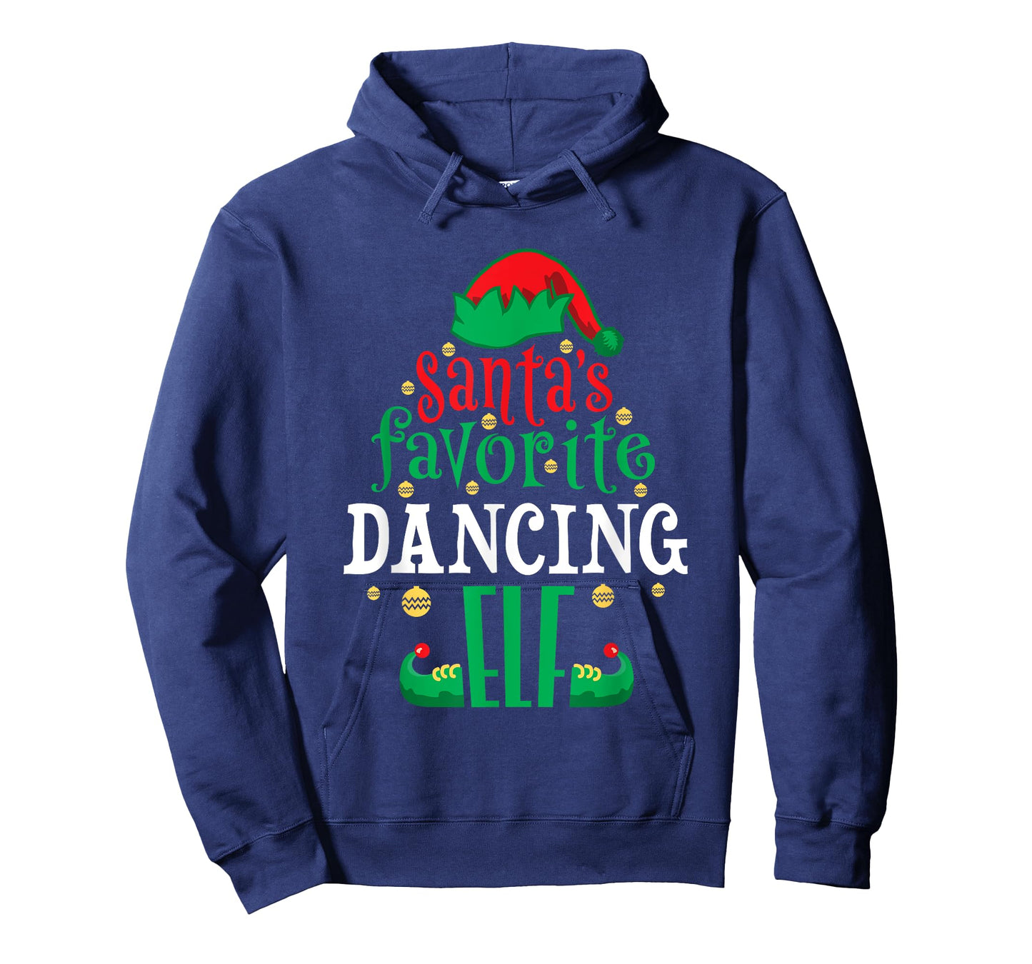 Santa's Favorite Dancing Elf Dancer Christmas Matching T-Shirt