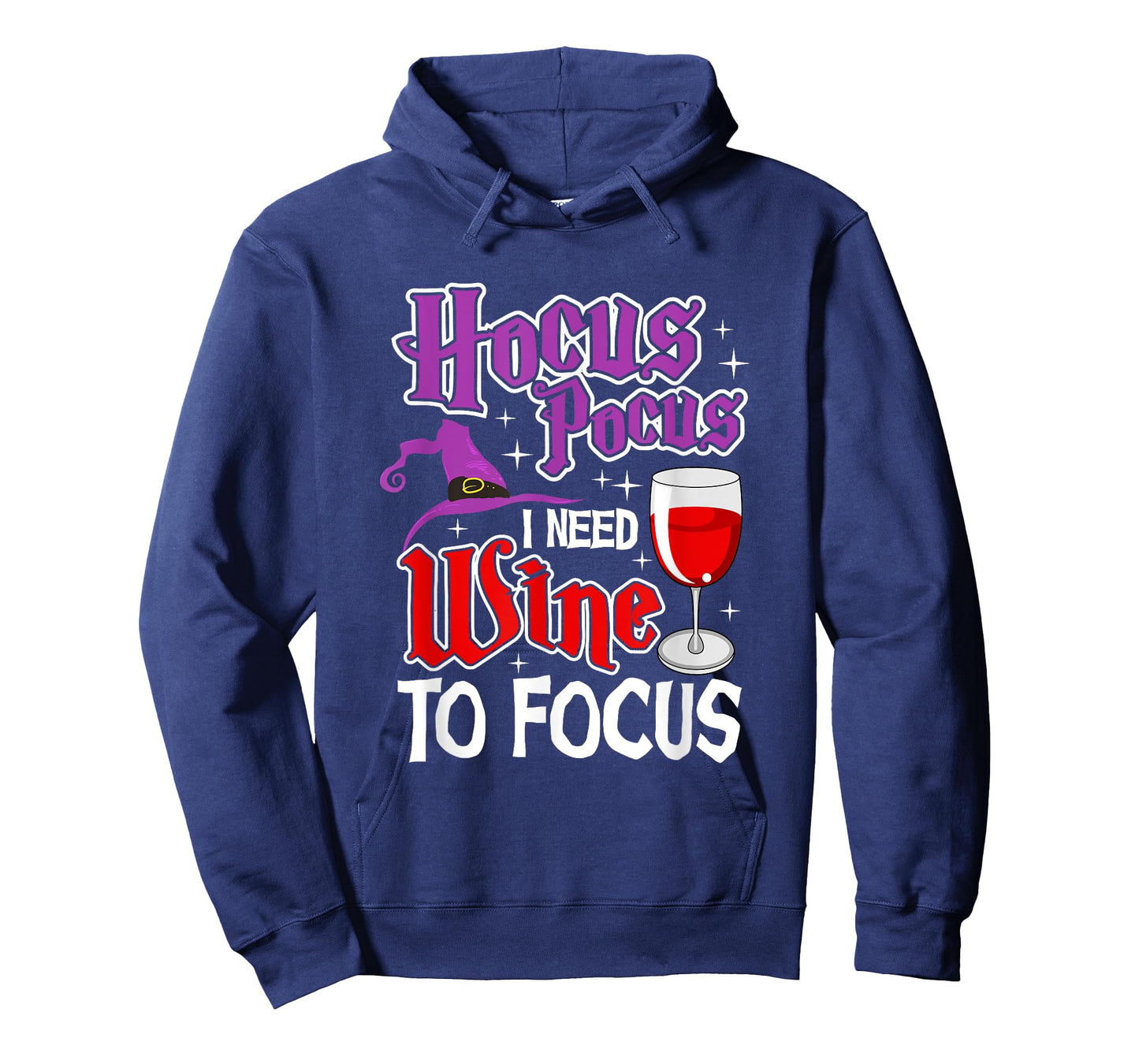 Hocus Pocus I Need Wine To Focus | Halloween Wine Party T-Shirt