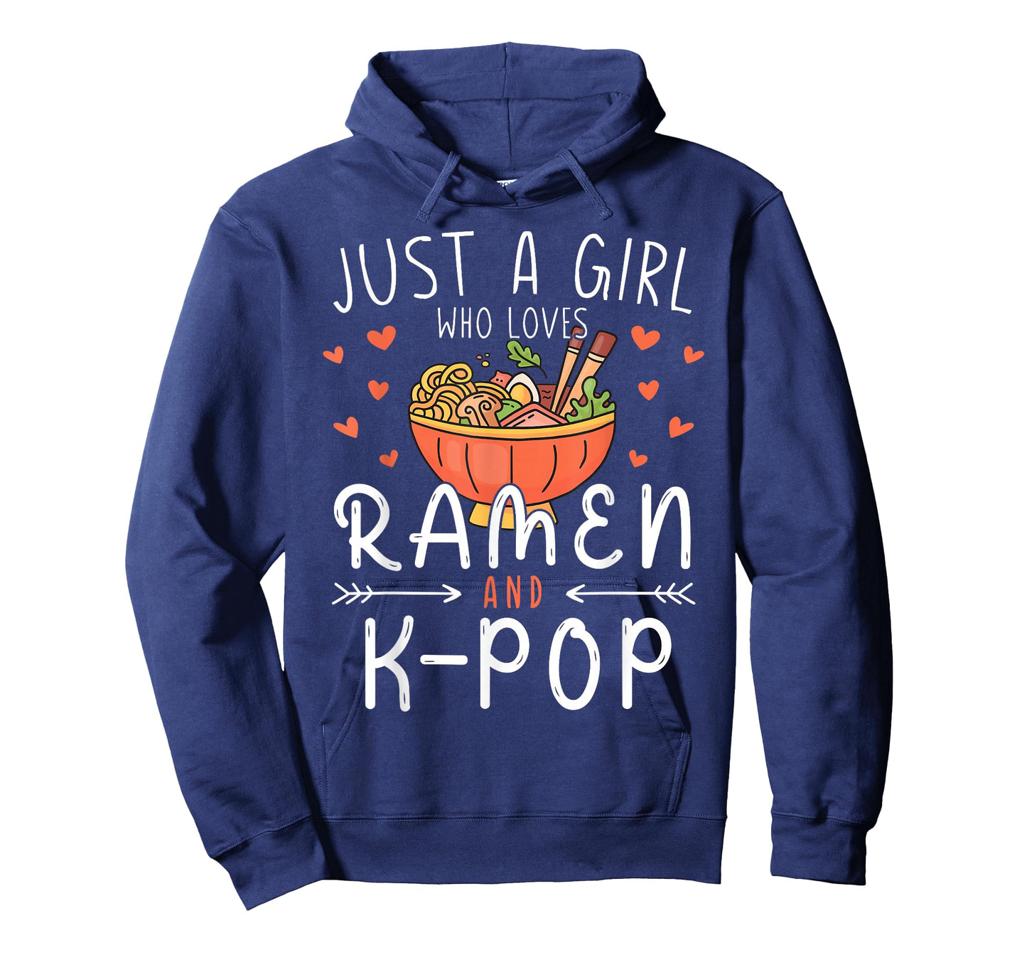 Just A Girl Who Loves Ramen and K-Pop Korean Anime Lover T-Shirt