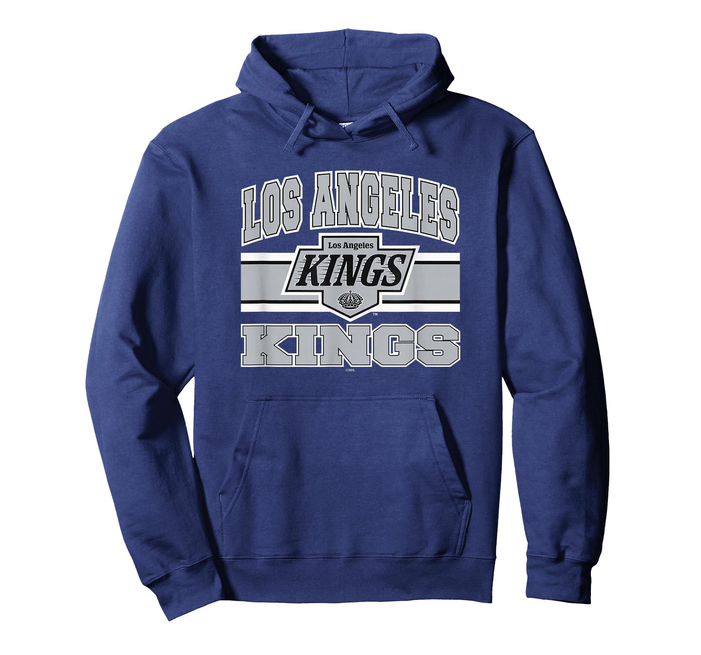 Los Angeles Kings Stripe Dark Heather Officially Licensed T-Shirt