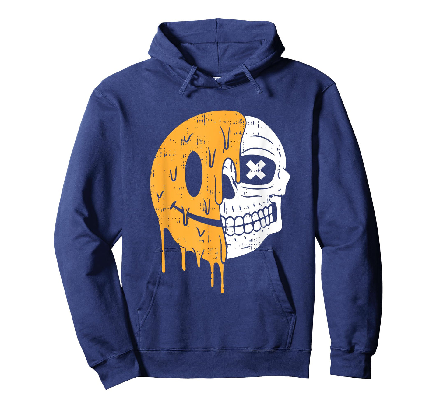 Smile Emoticon Skull Halloween Costume Scary Skeleton Bones T-Shirt