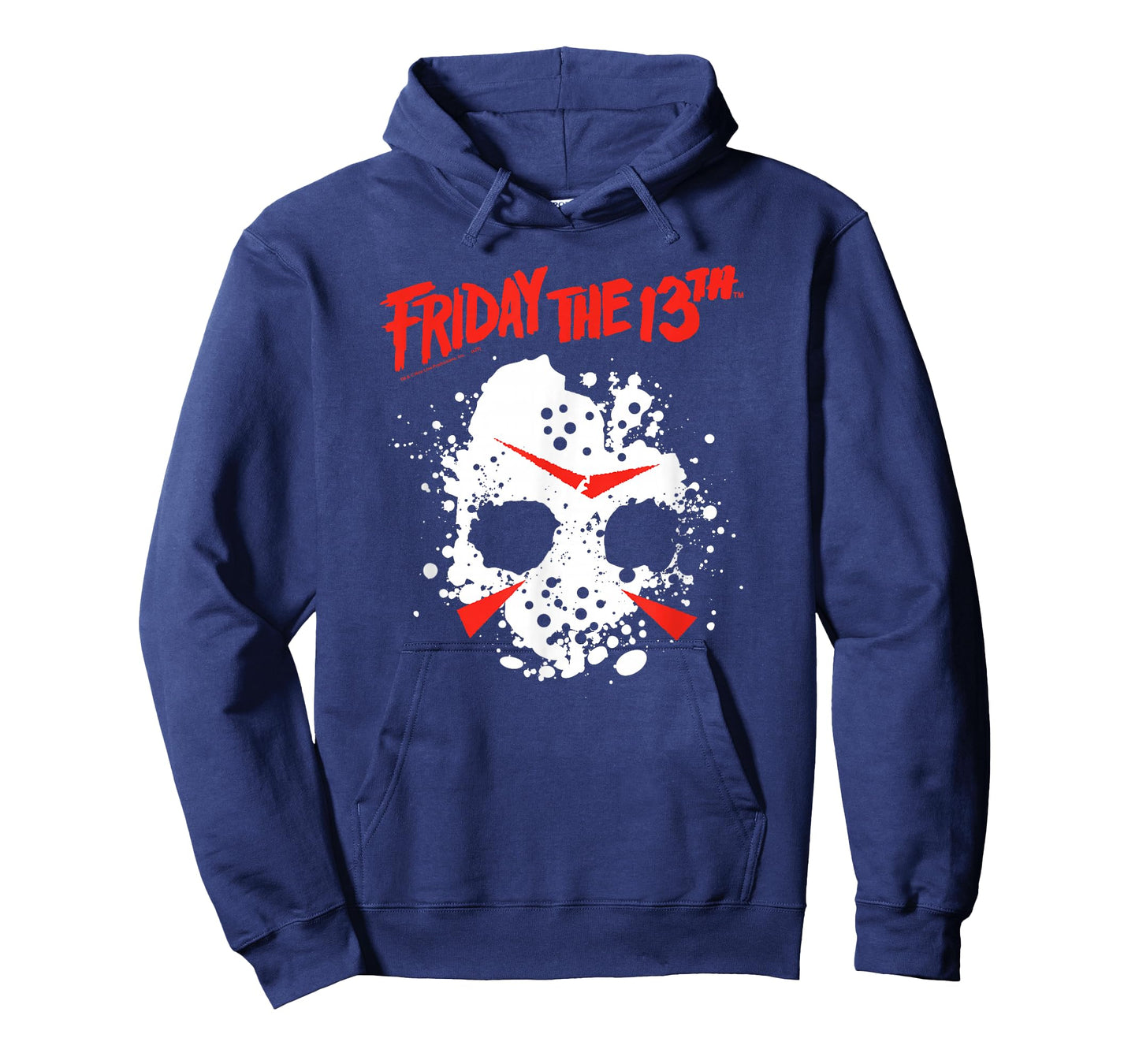 Friday The 13th Abstract Mask with Logo Retro Horror Movie T-Shirt