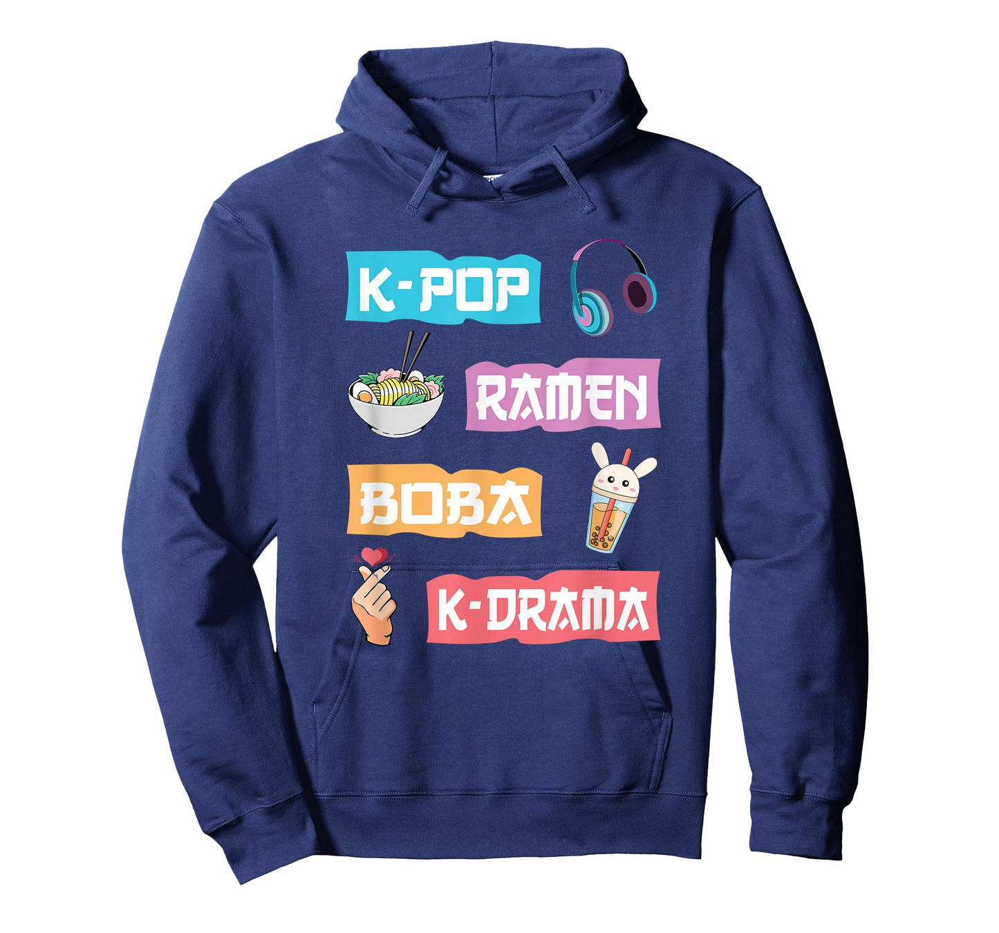 K-Pop Ramen Boba K-Drama - Cute Anime Ramen T-Shirt Small