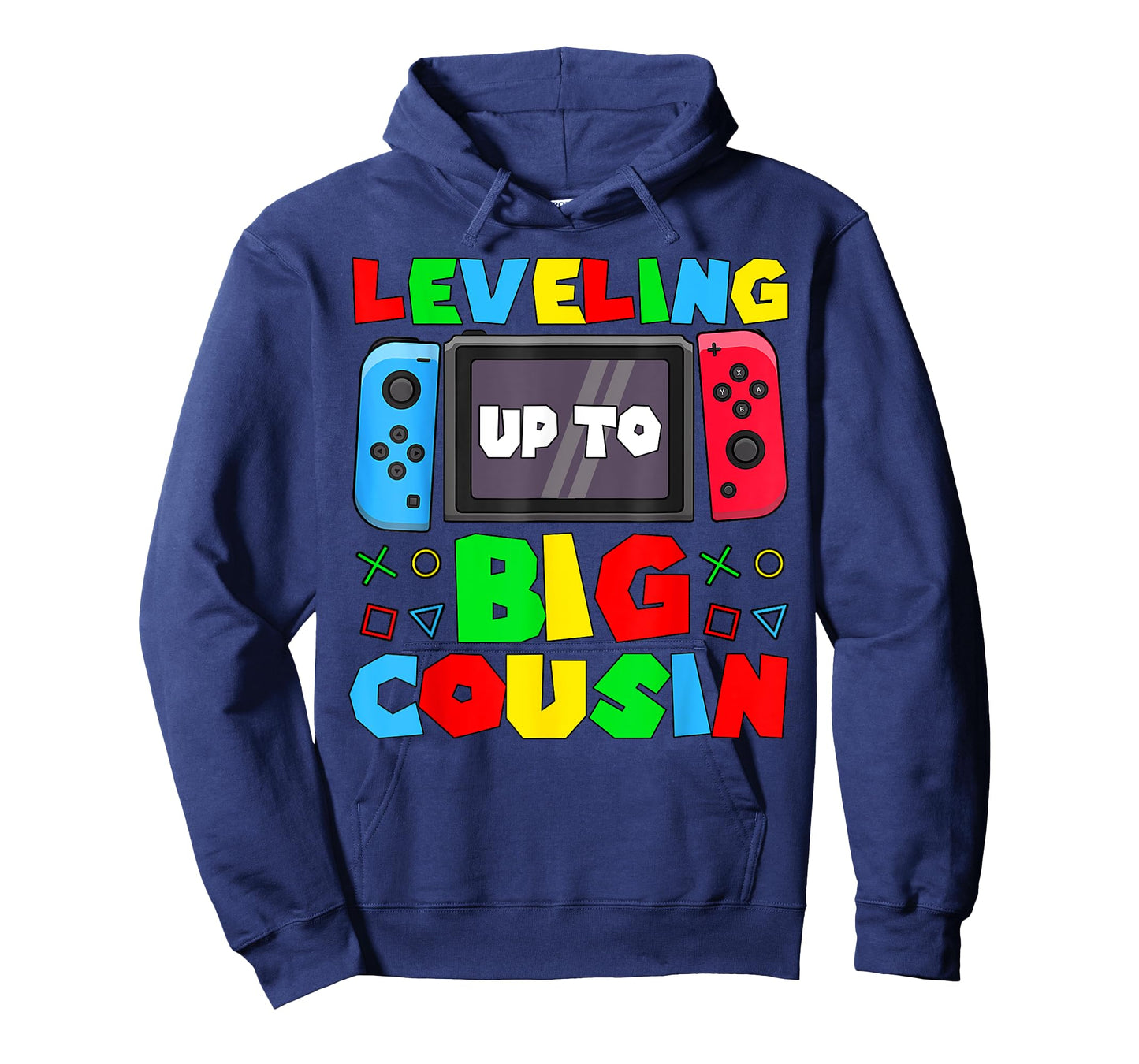 Leveling Up To Big Cousin Shirt Game Controller Kids Toddler T-Shirt