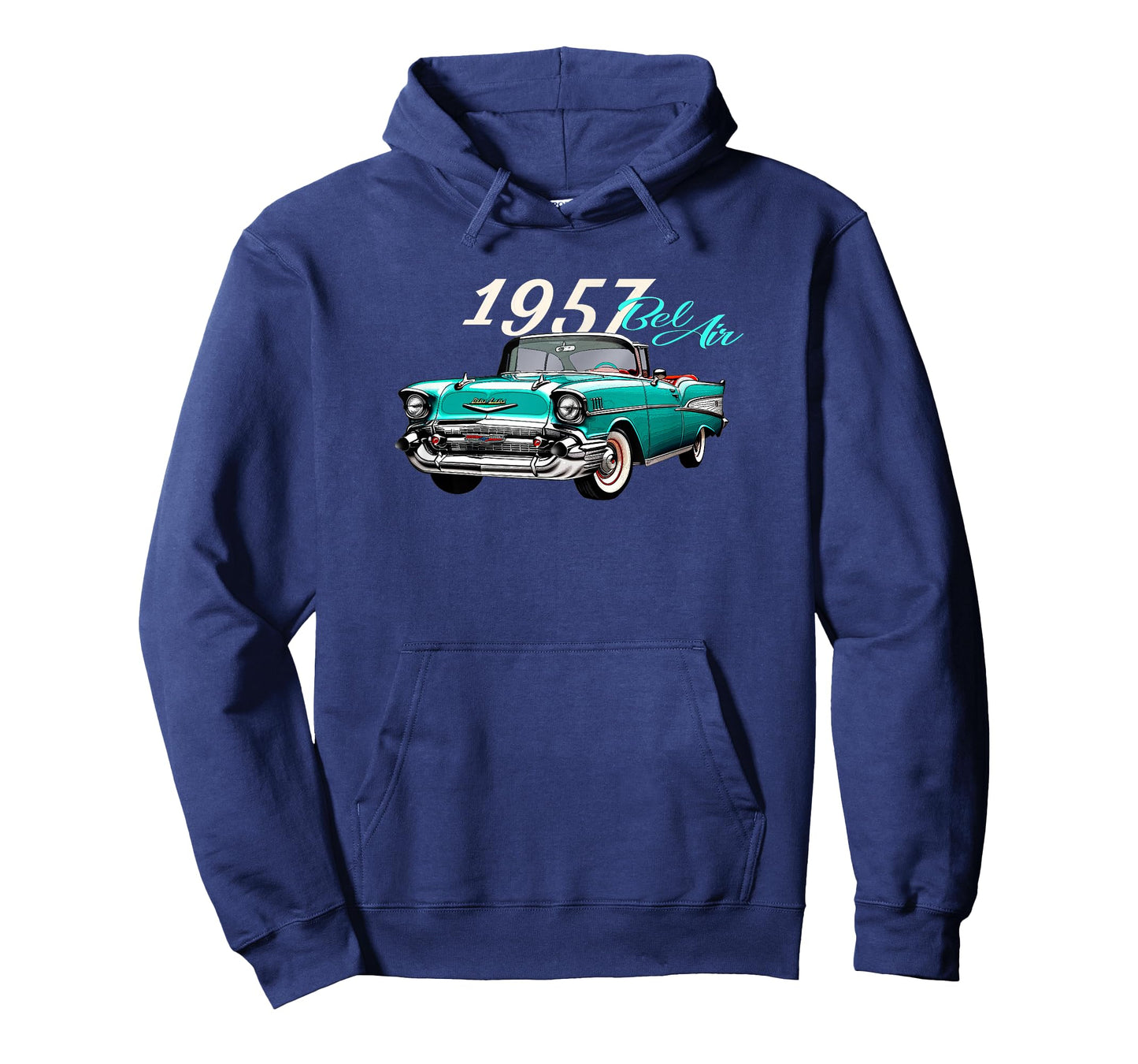 Vintage 1957 Bel Air Convertible, Vintage American Car Art T-Shirt
