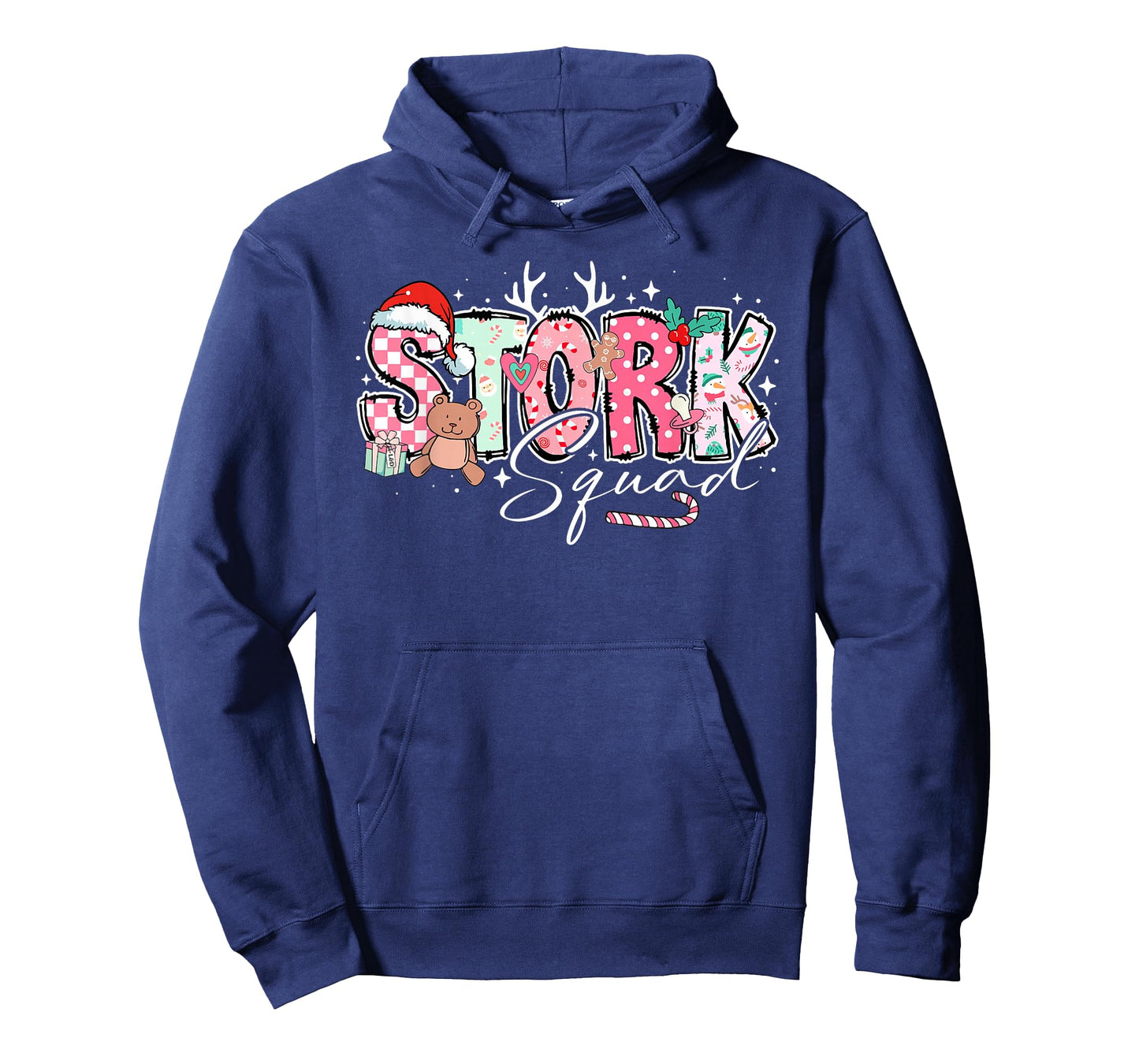Stork Squad Labor and Delivery Nurse Christmas T-Shirt