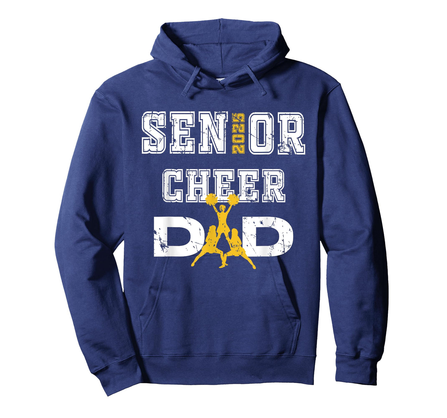 Senior Cheer Dad Class Of 2025 Graduate Father Cheerleader T-Shirt