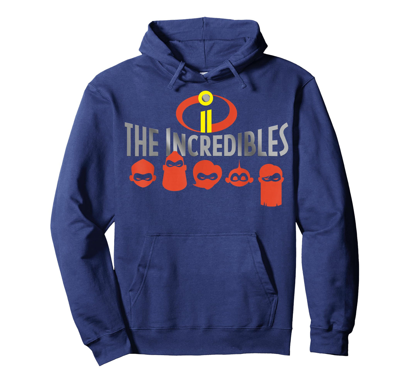 Disney Pixar Incredibles 2 Silhouette Faces Graphic T-Shirt T-Shirt