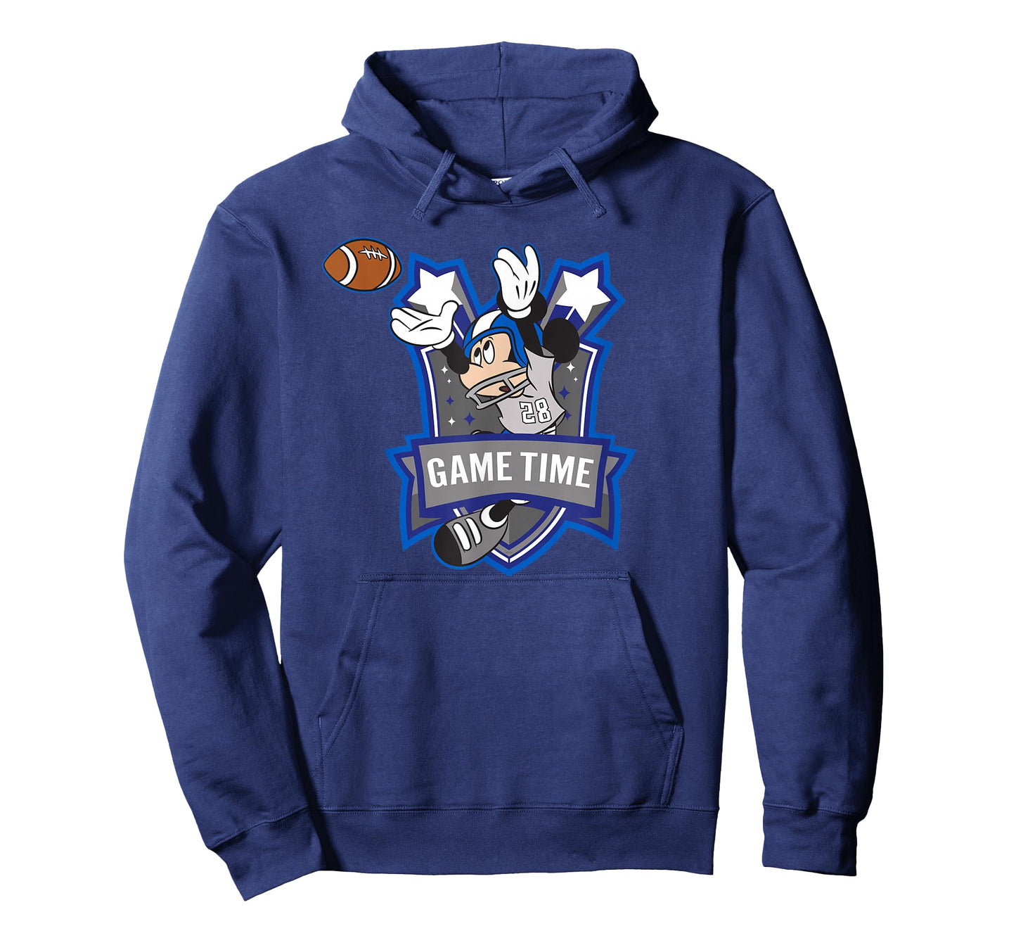 Disney Mickey Mouse #28 Game Time Football Catch Sports T-Shirt