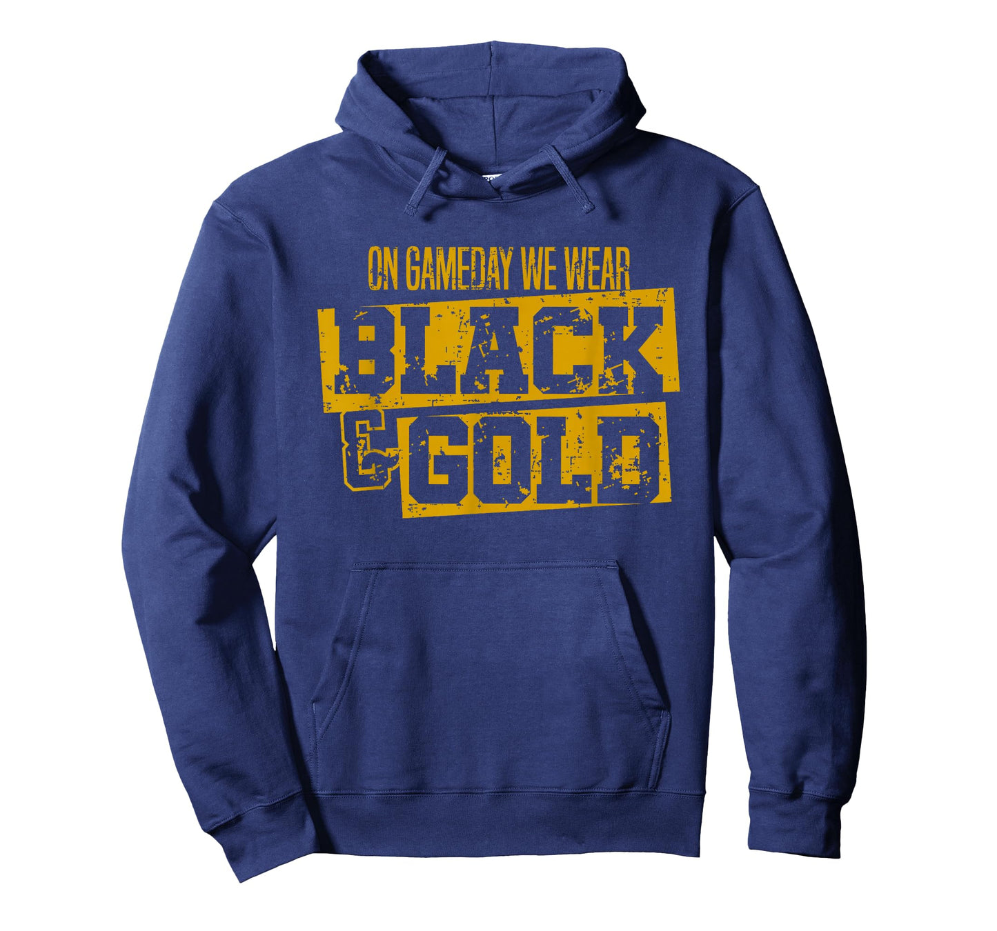 Black Gold Game Day Group for High School Football Sports T-Shirt