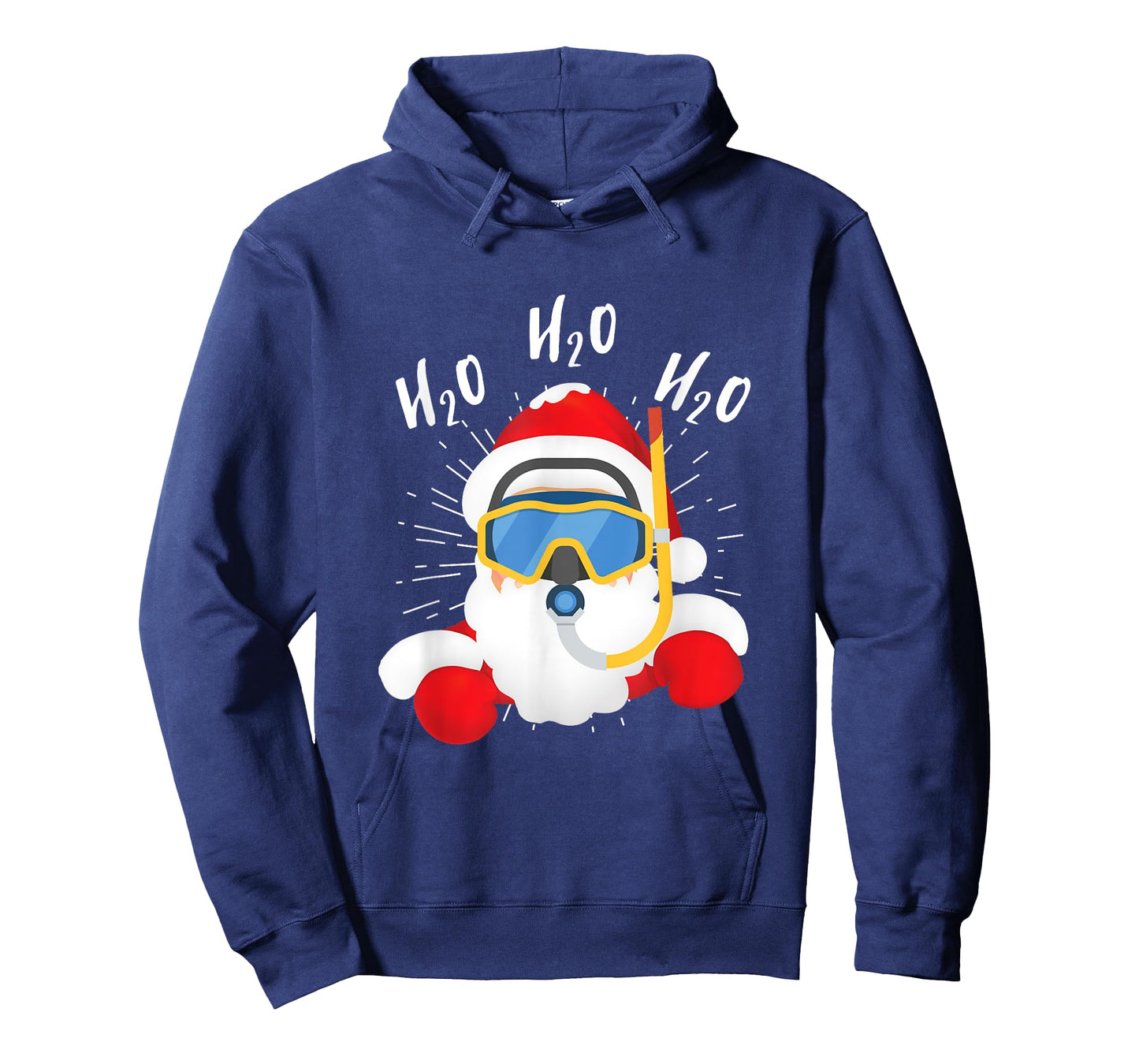 H2o Santa Claus Snorkeling Diving Chistmas Season T-Shirt