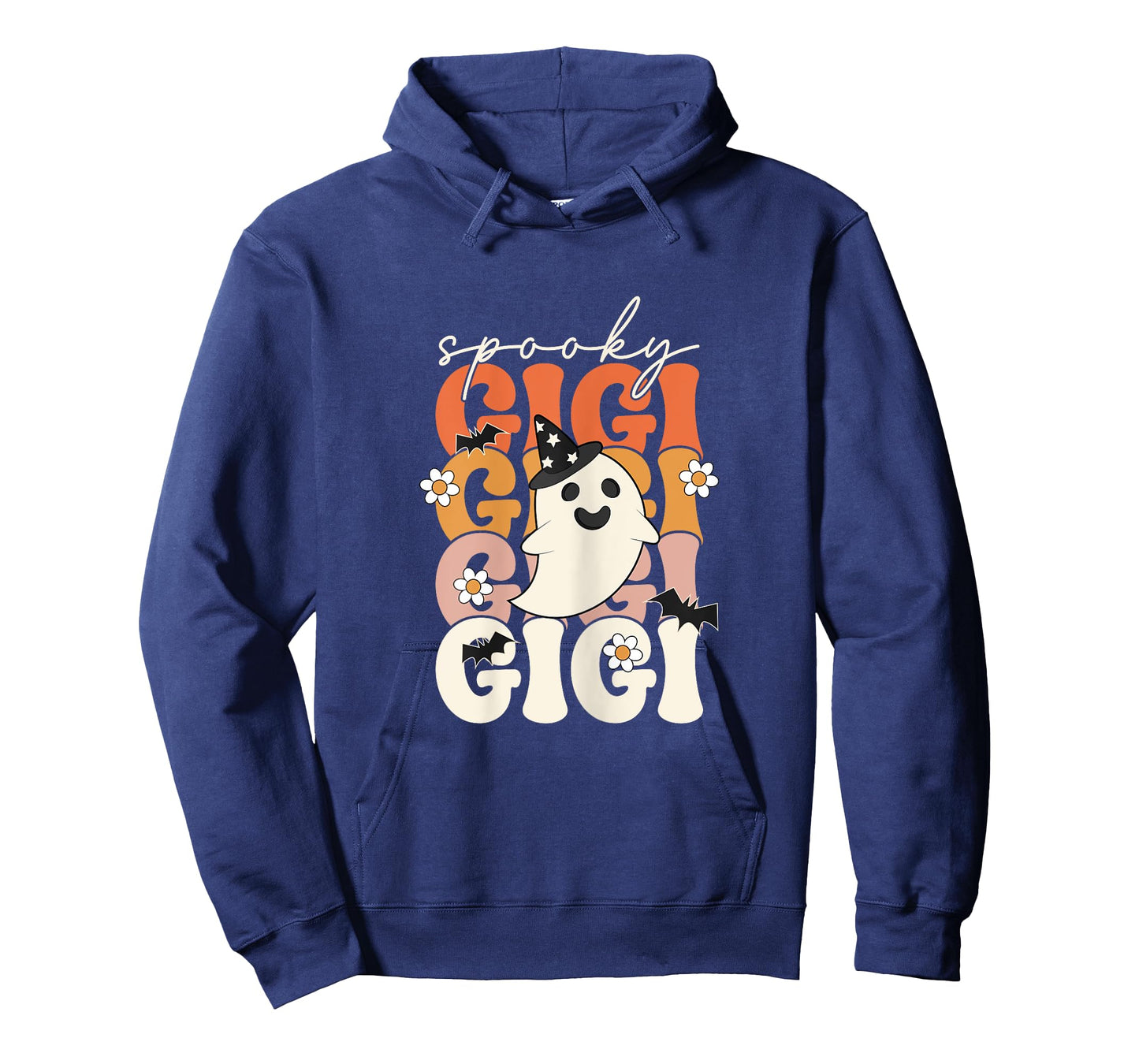 Spooky Gigi Funny Mom Halloween Ghost Witch Bat T-Shirt