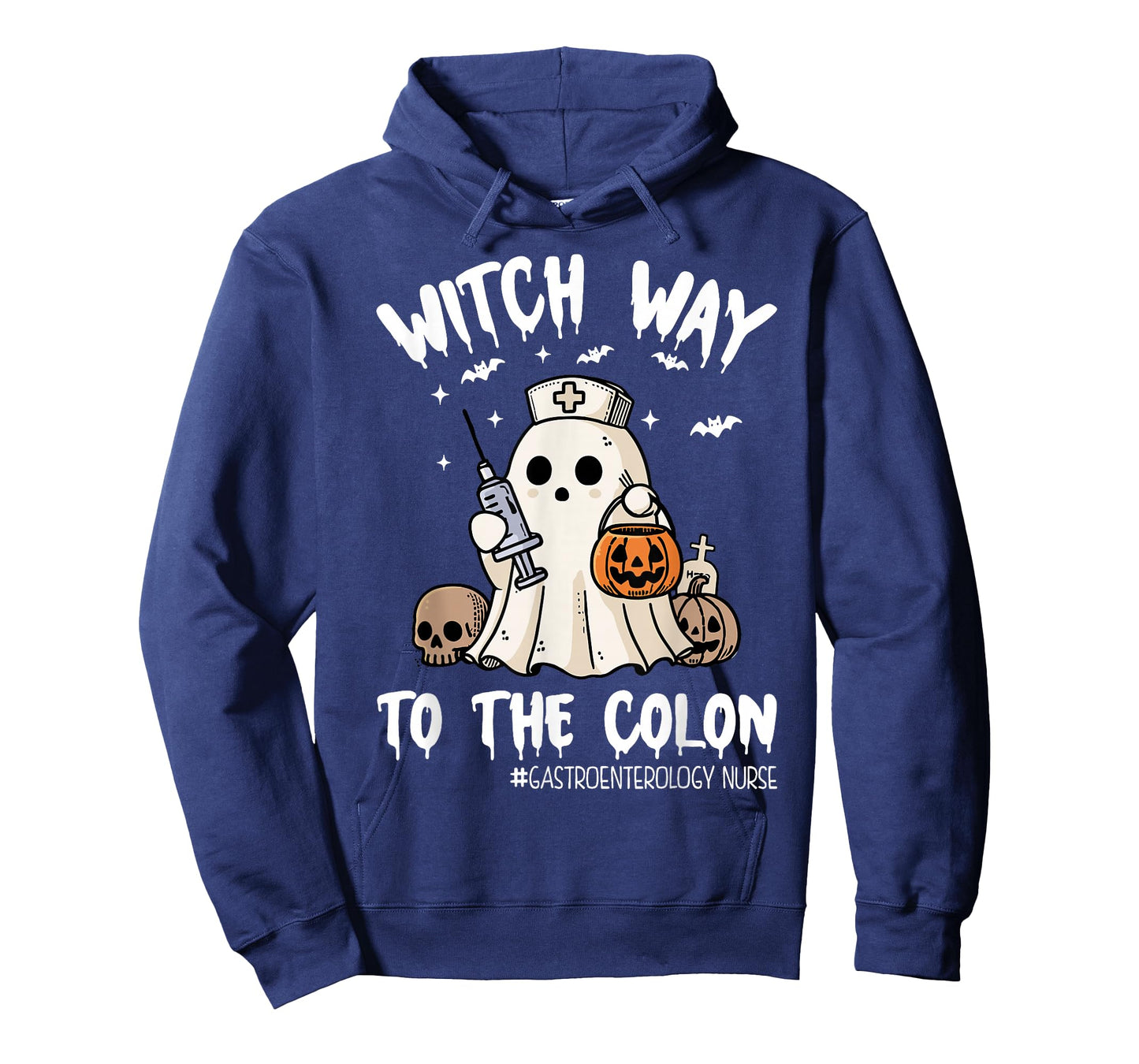 Gastroenterology Nurse Halloween Endo Nurse Ghost Endoscopy T-Shirt