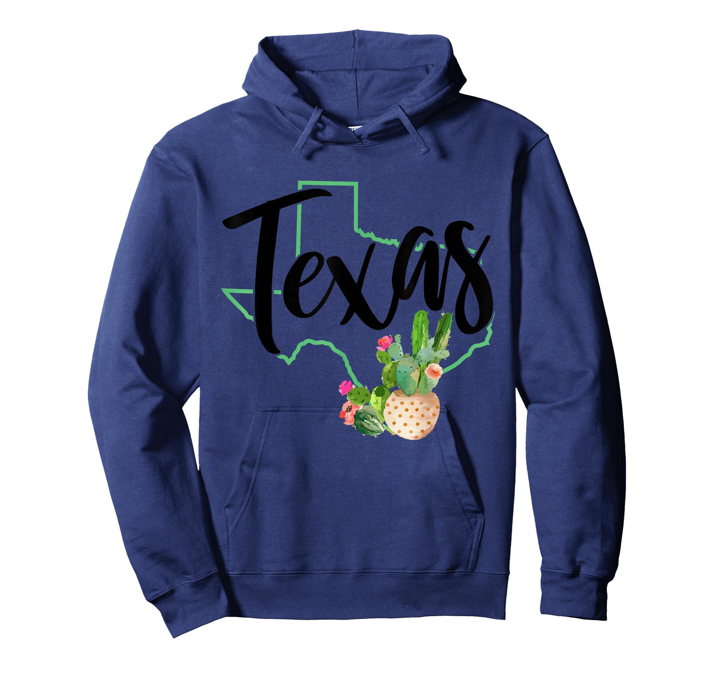 Texas State Map Pride Cactus Vintage Texas T-Shirt