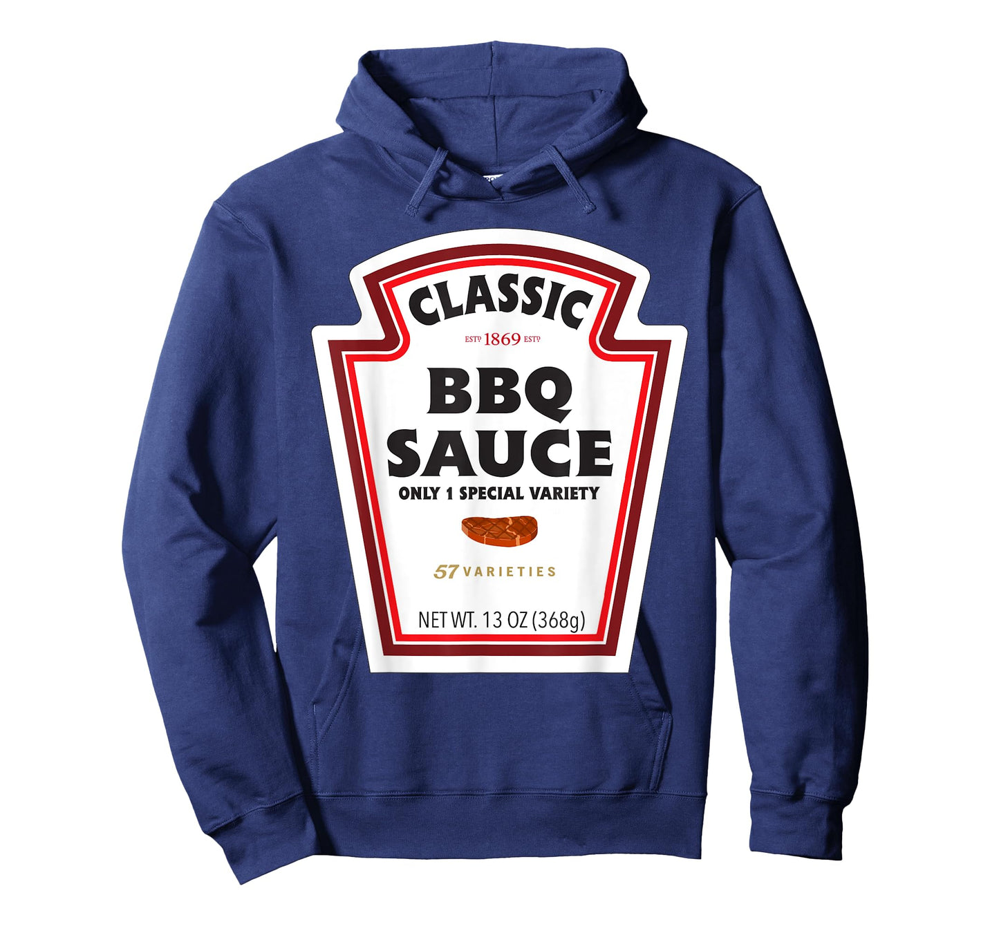 Classic BBQ Sauce Bottle Label Funny Halloween Costume T-Shirt