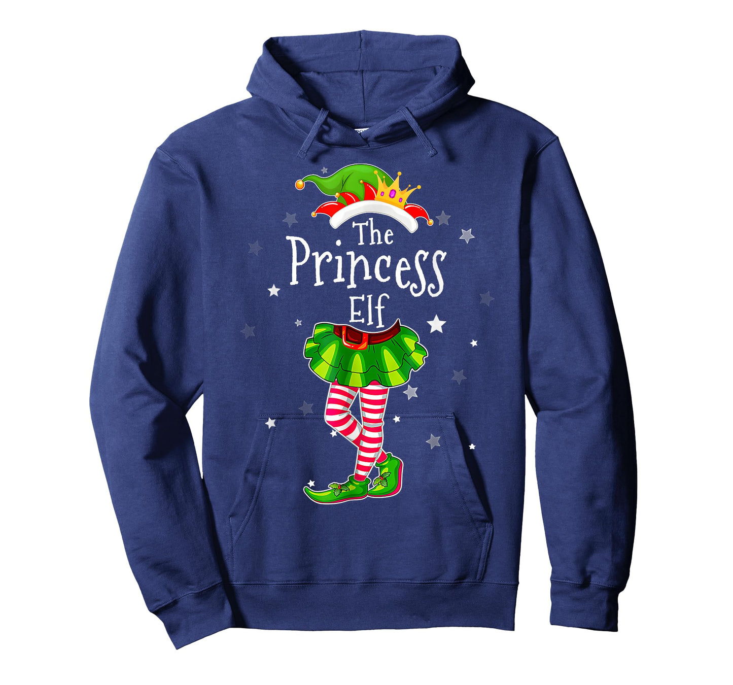Princess Cute Elf Matching Family Group Christmas Party Girl T-Shirt