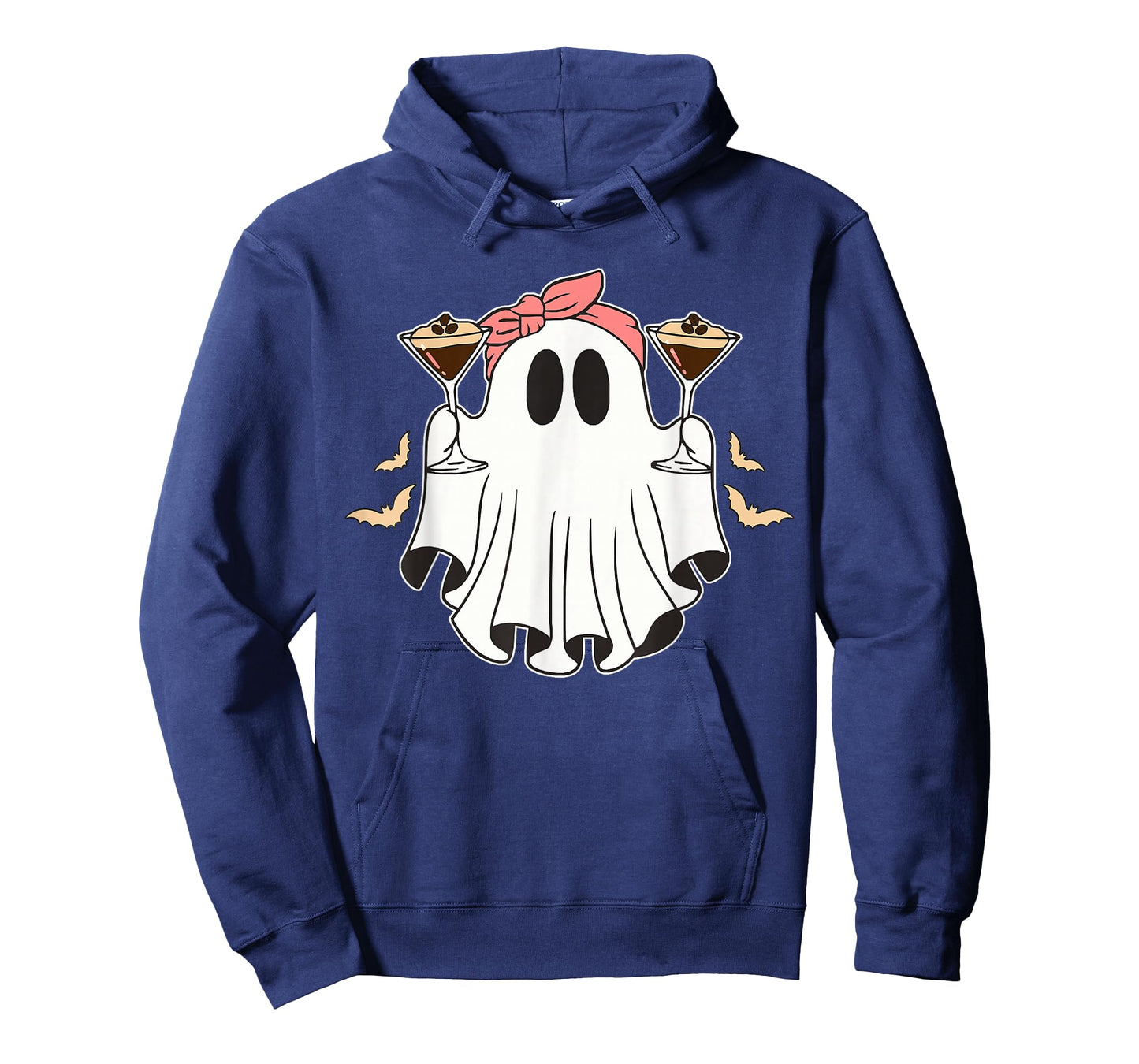 Cute Halloween Ghost Holding an Espresso Martini T-Shirt