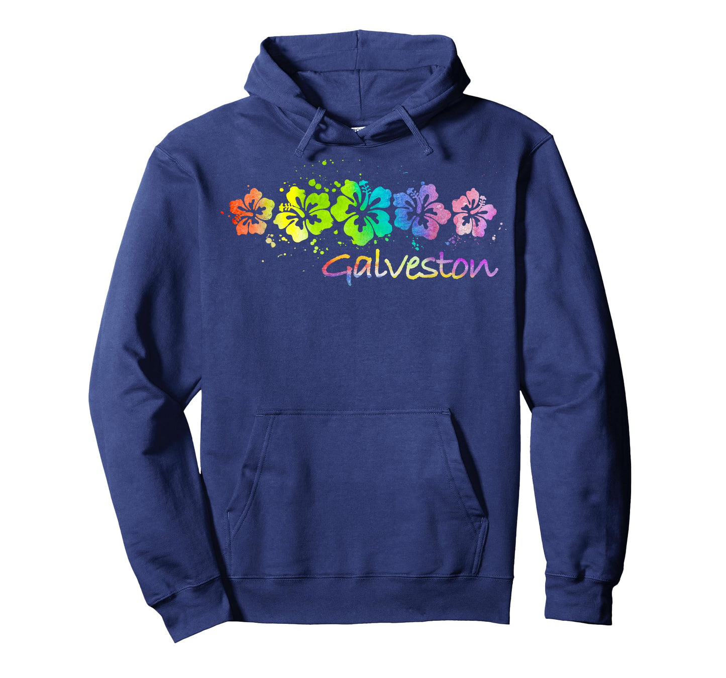 Galveston, TX Watercolor Beach & Surf T-Shirt