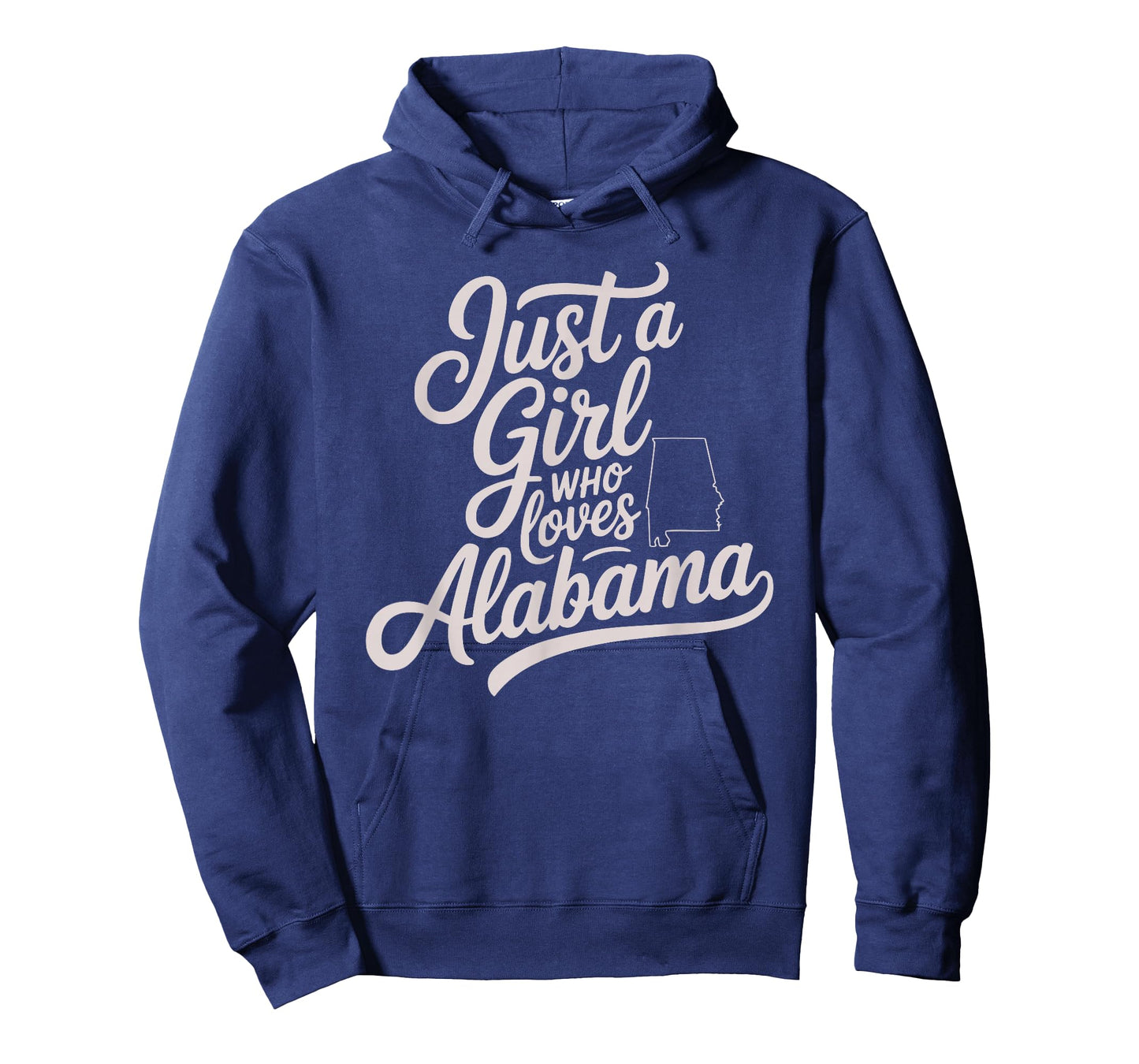 Cute Just A Girl Who Loves Alabama, Women's and Girls Fun T-Shirt