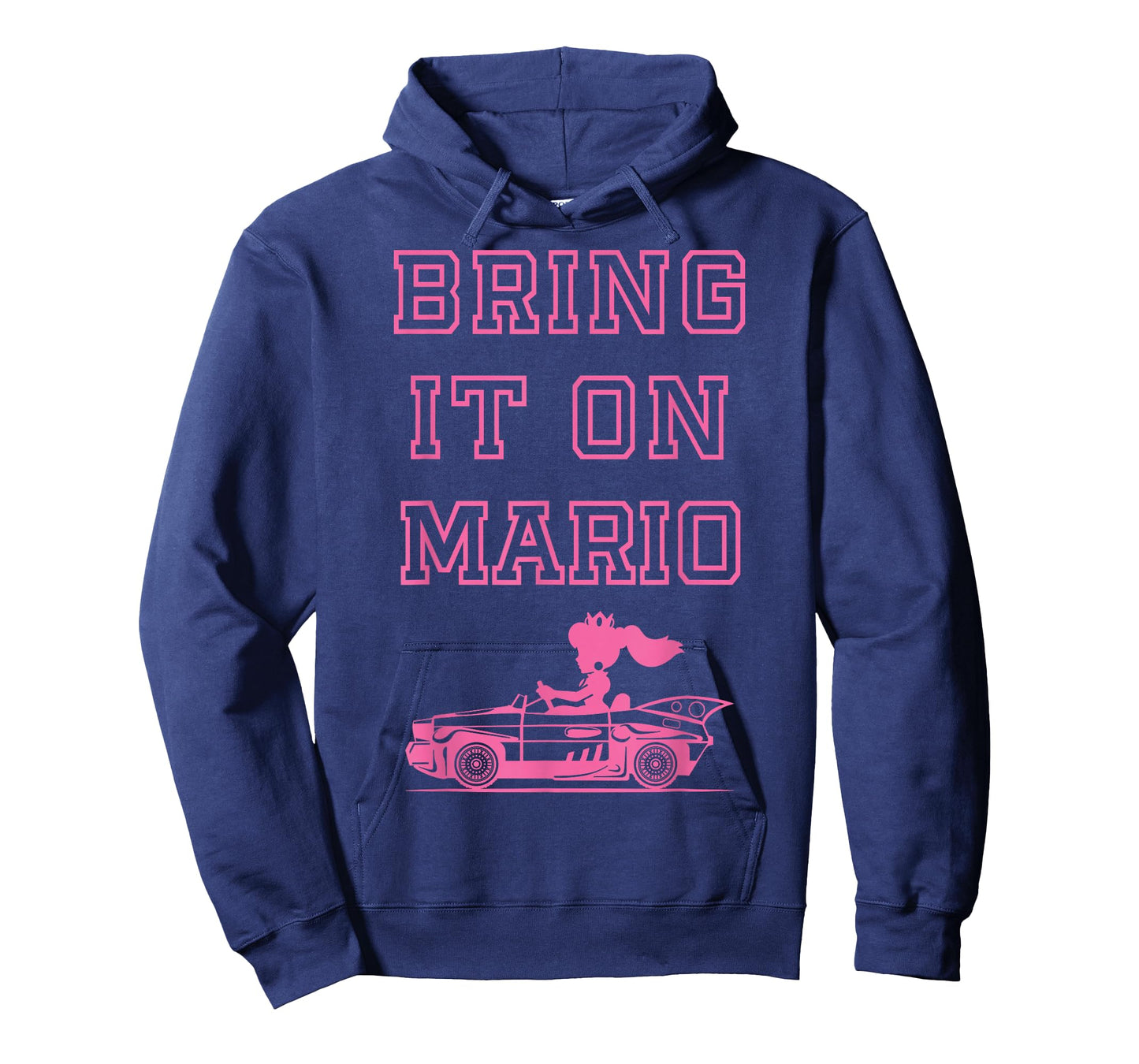 Mario Kart Peach Outline Poster Bring It On Mario T-Shirt