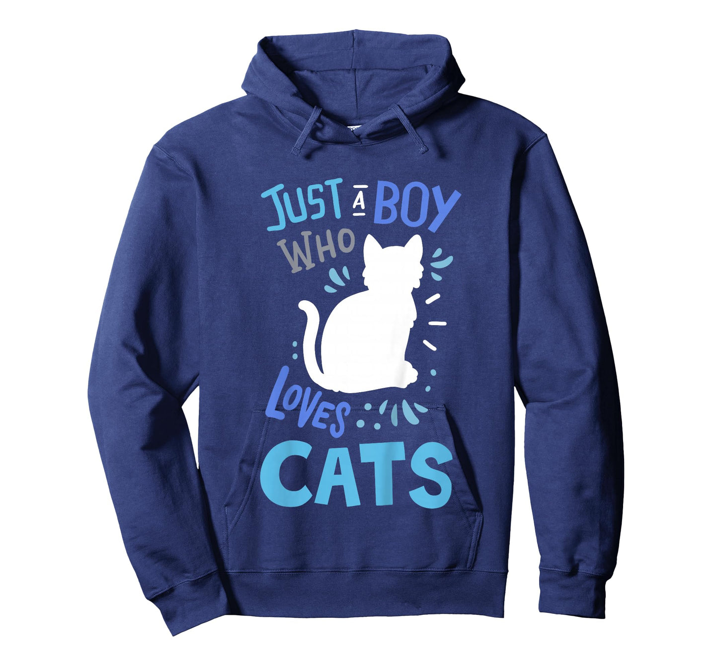 Kids Cat Just A Boy Who Loves Cats for Cat Lovers T-Shirt