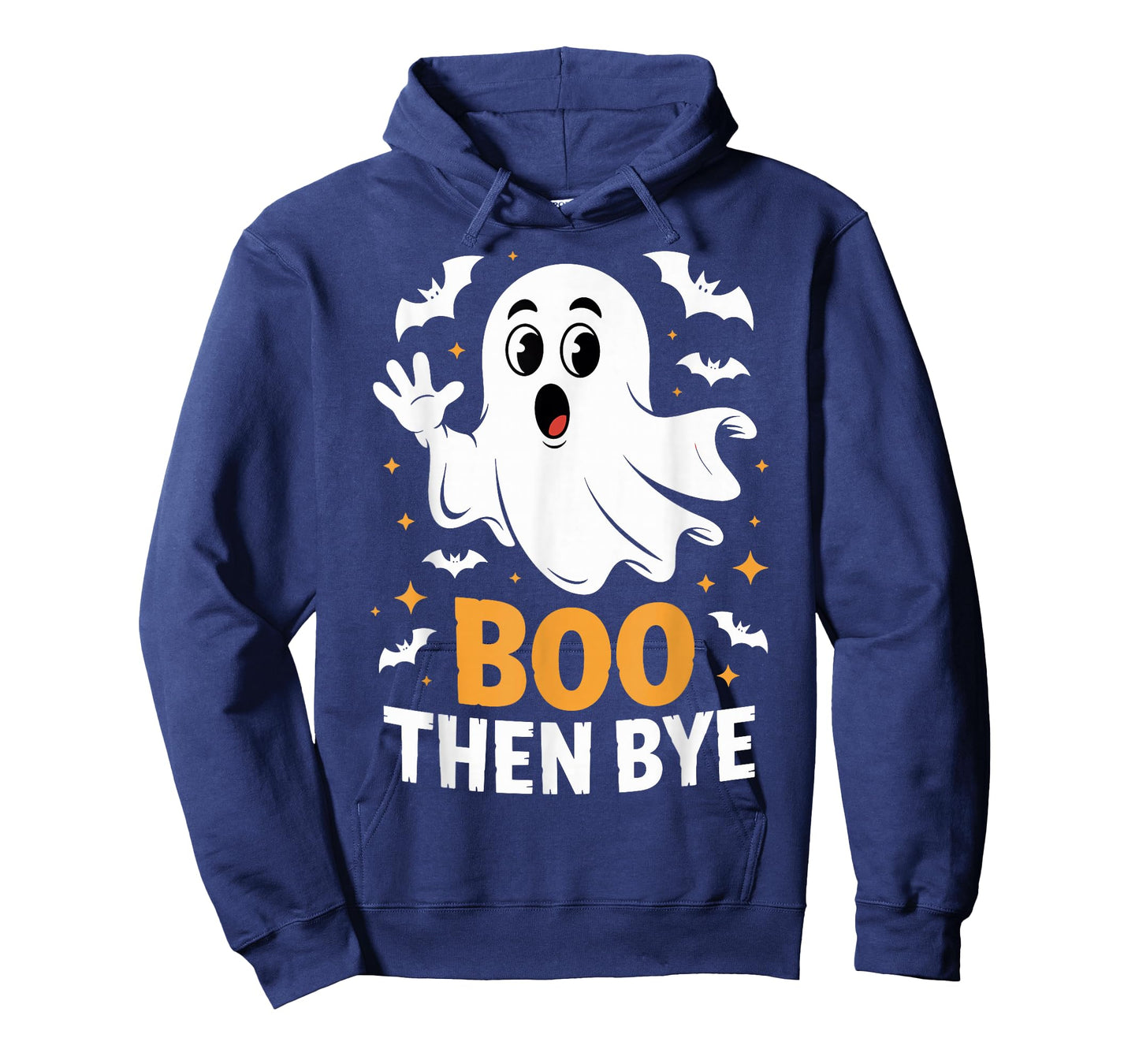 Boo Then Bye Humor Costume Party Funny Halloween Ghost T-Shirt