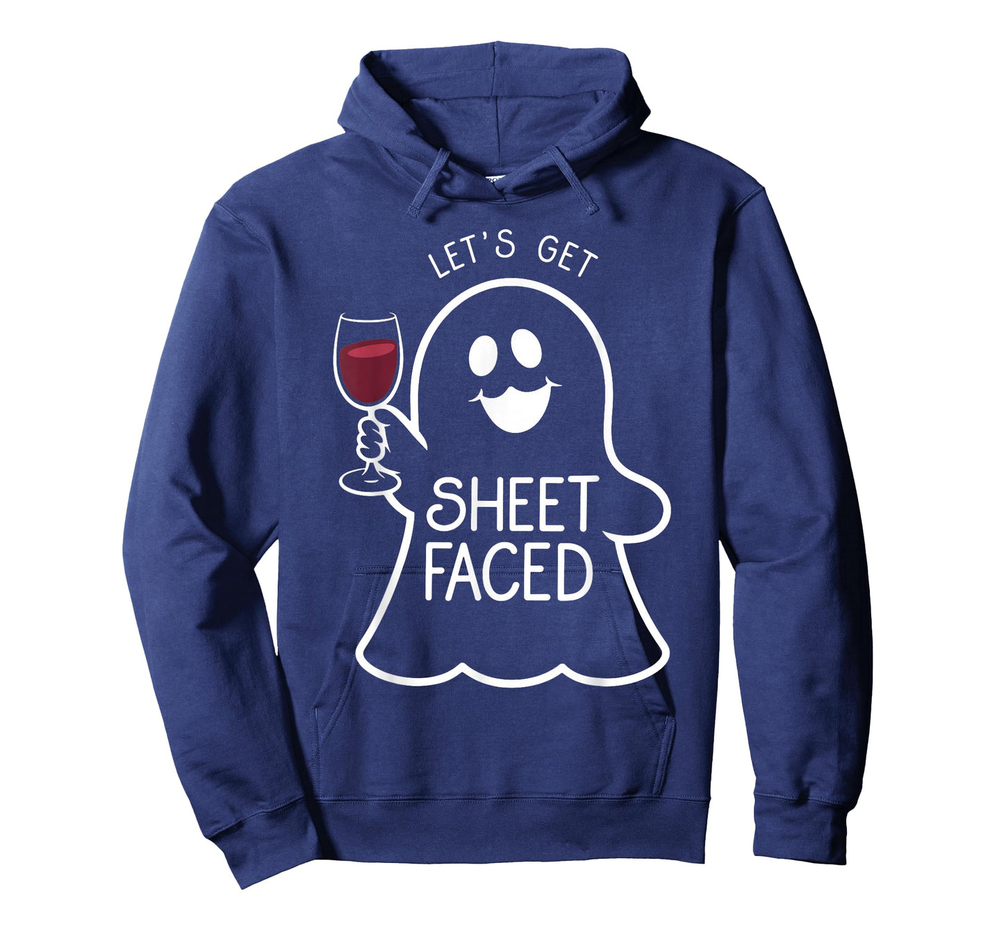 Lets Get Sheet Faced Funny Ghost Halloween T-Shirt