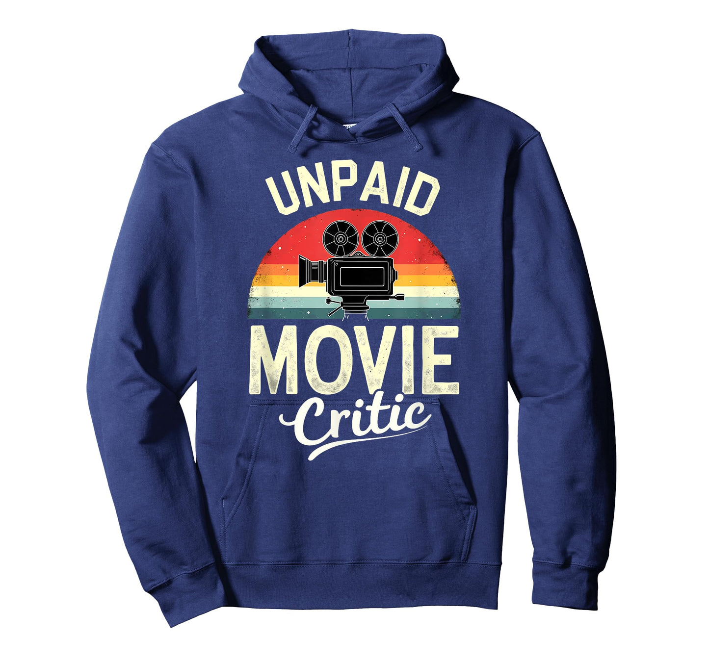 Retro Film Cinema Unpaid Movie Critic T-Shirt