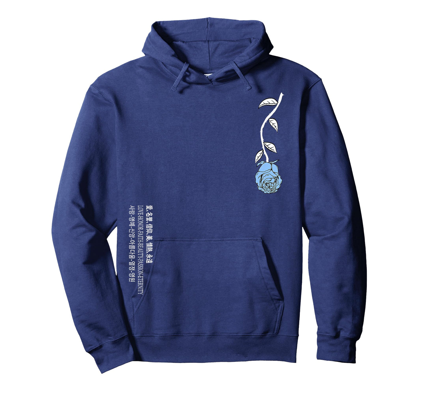 Blue Rose Never Lost In Translation Blue Graphic T-Shirt